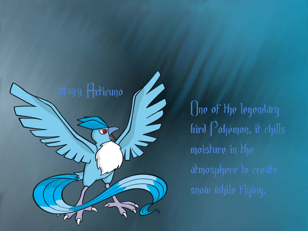 Articuno With Description Text