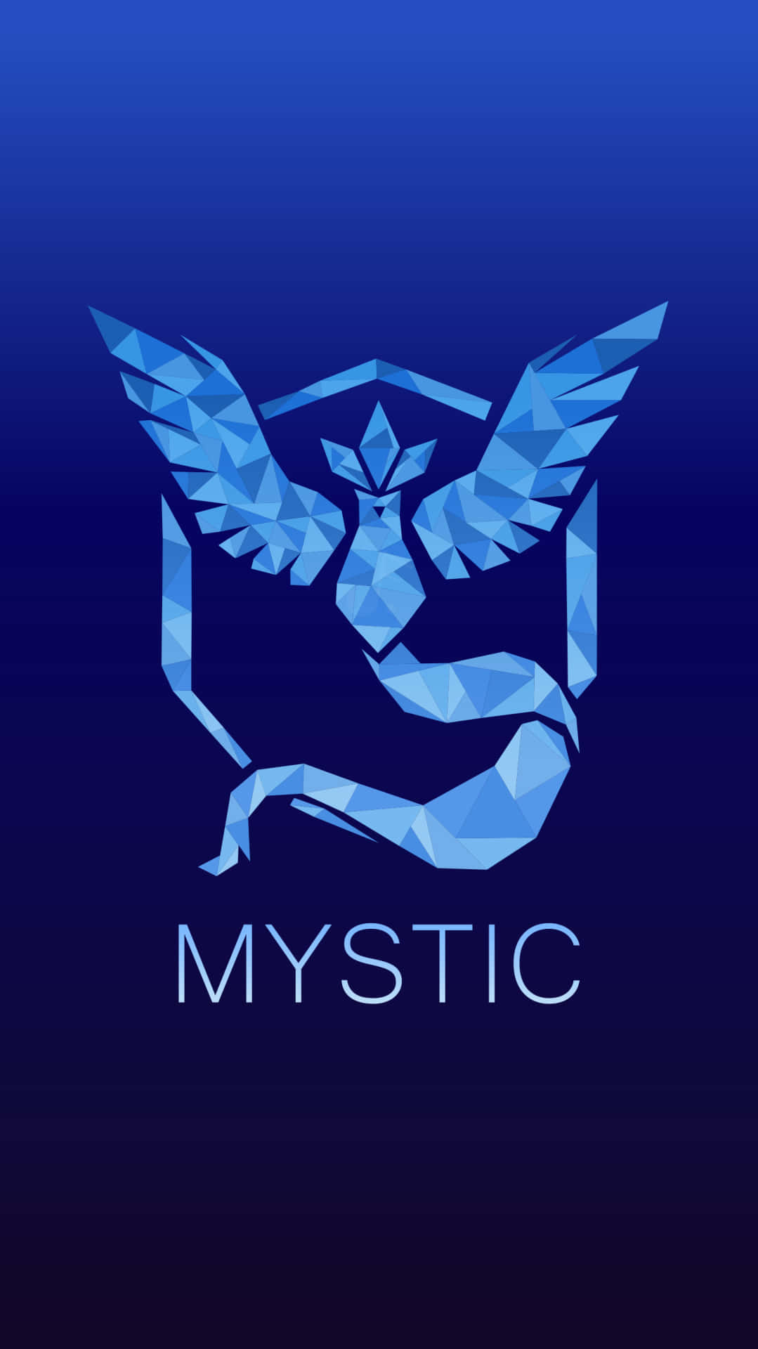 Articuno With Mystic Text Background