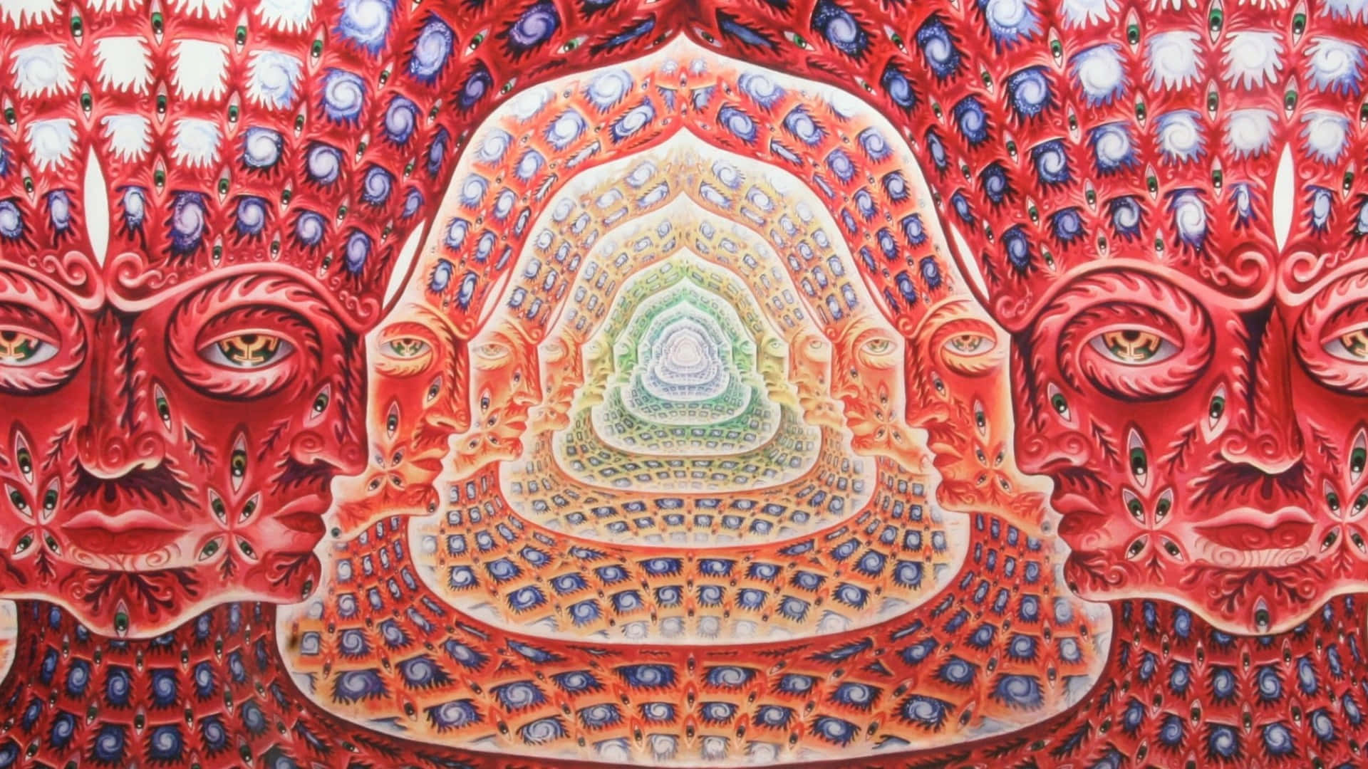 Artist Alex Grey's Work Of Art Background