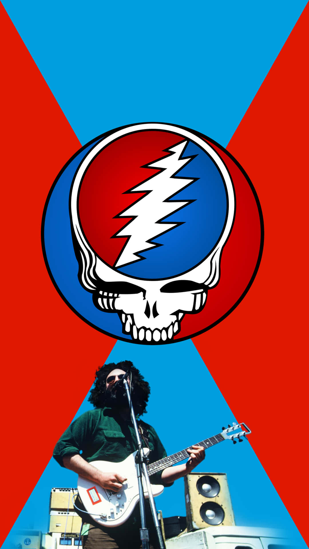 Artist And Logo Of Grateful Dead Iphone Background