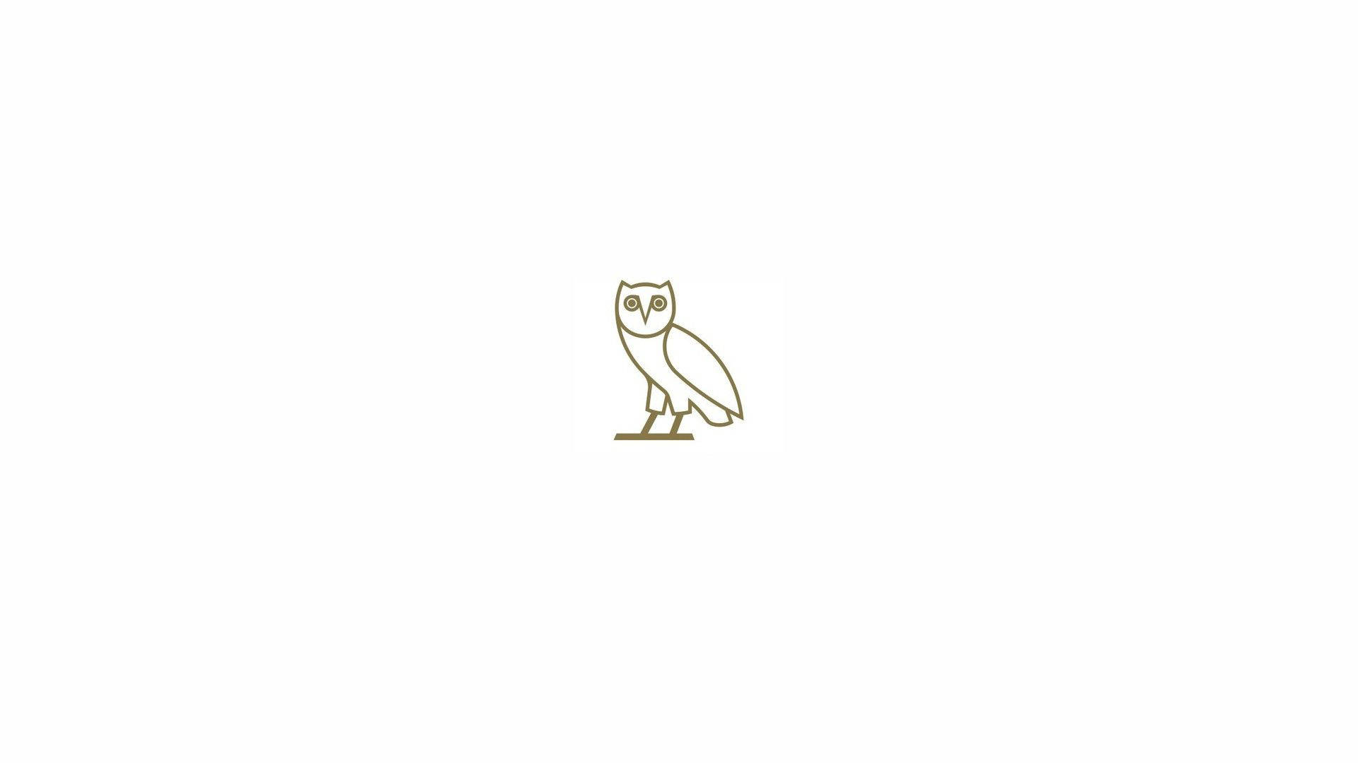 Artist Drake's Ovo Sound Brand Iconic Mini Owl Logo Background