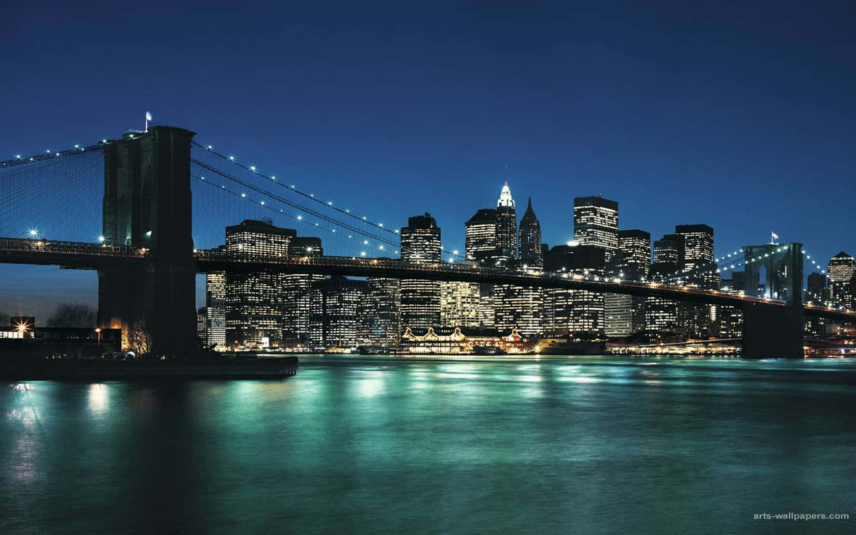 Artist's Rendering Of The Bustling Emptiness Of New York City Art Background