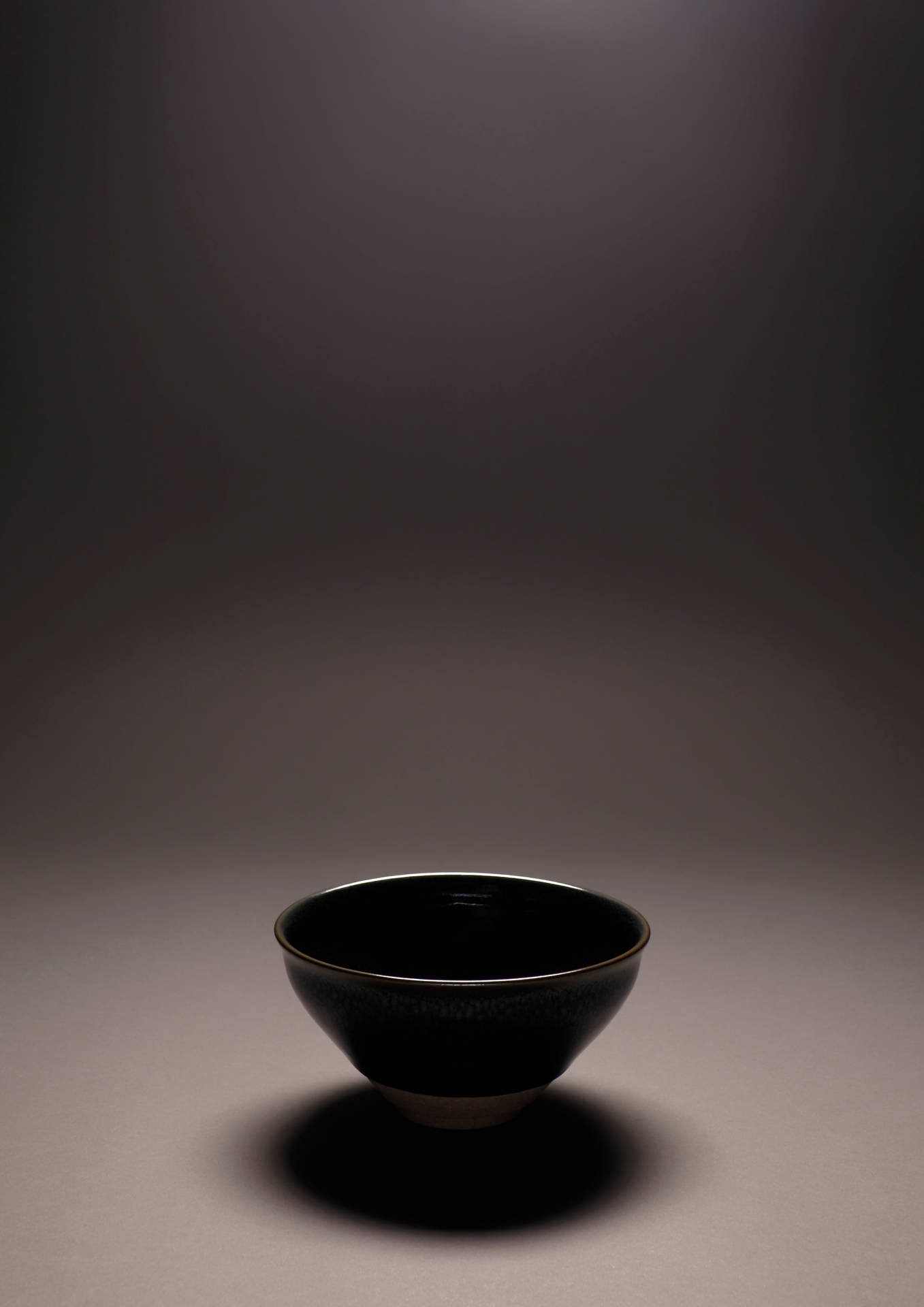 Artistic Black Bowl Silhouette