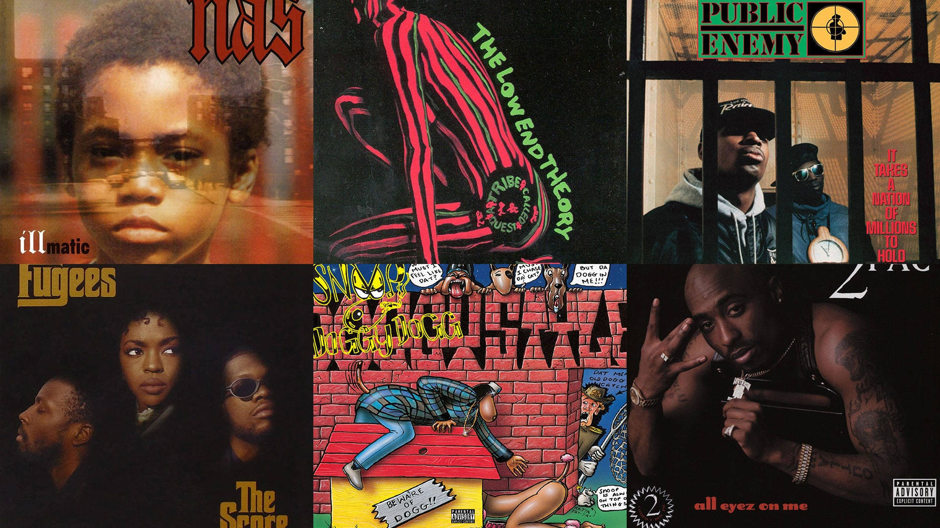 Artistic Hip Hop Albums Background