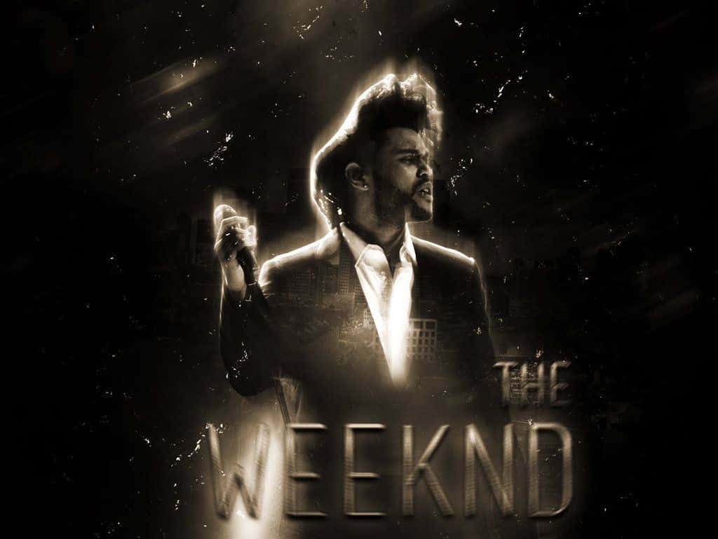 Artistic Iphone Wallpaper Featuring The Weeknd Background