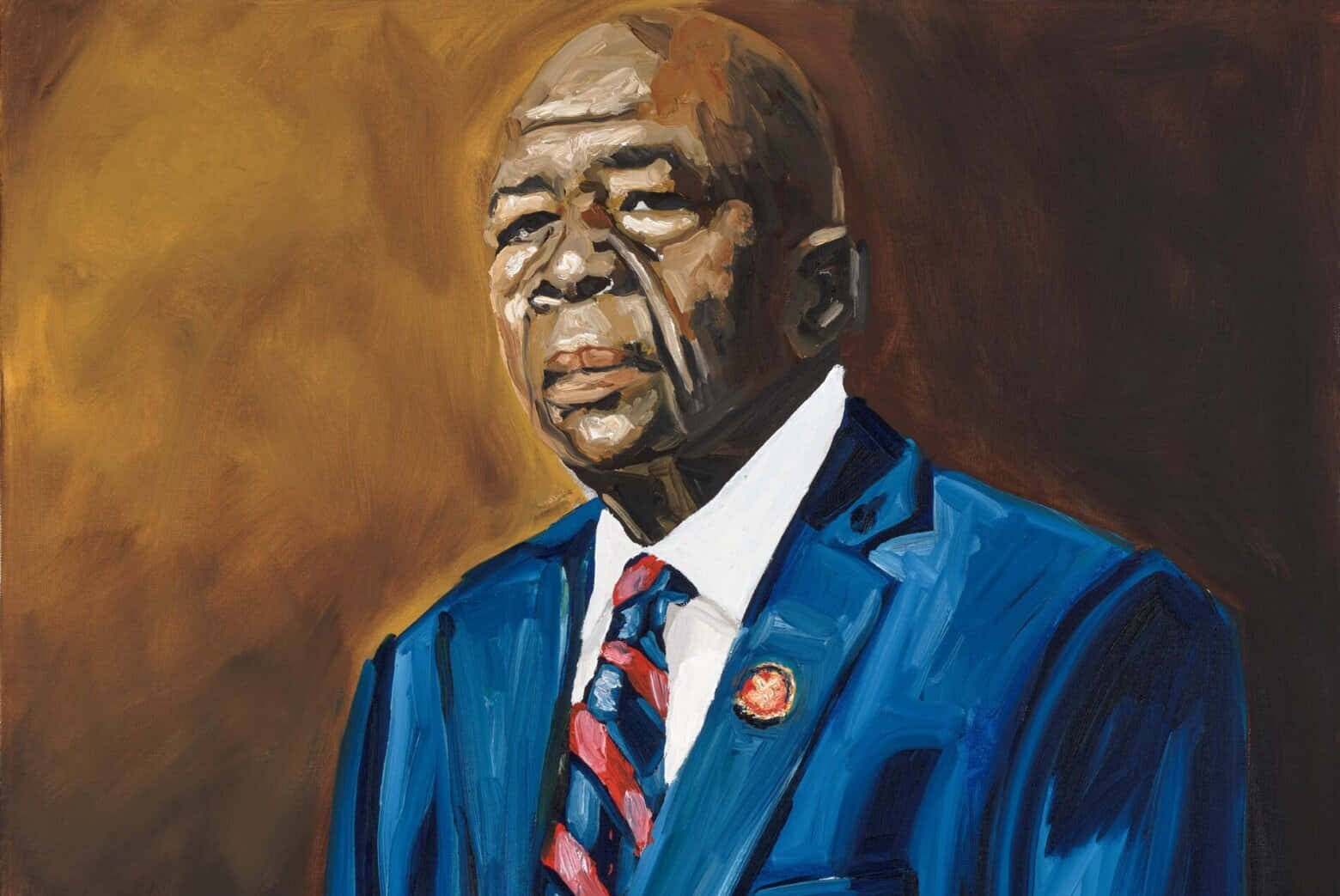 Artistic Painting Of Elijah Cummings