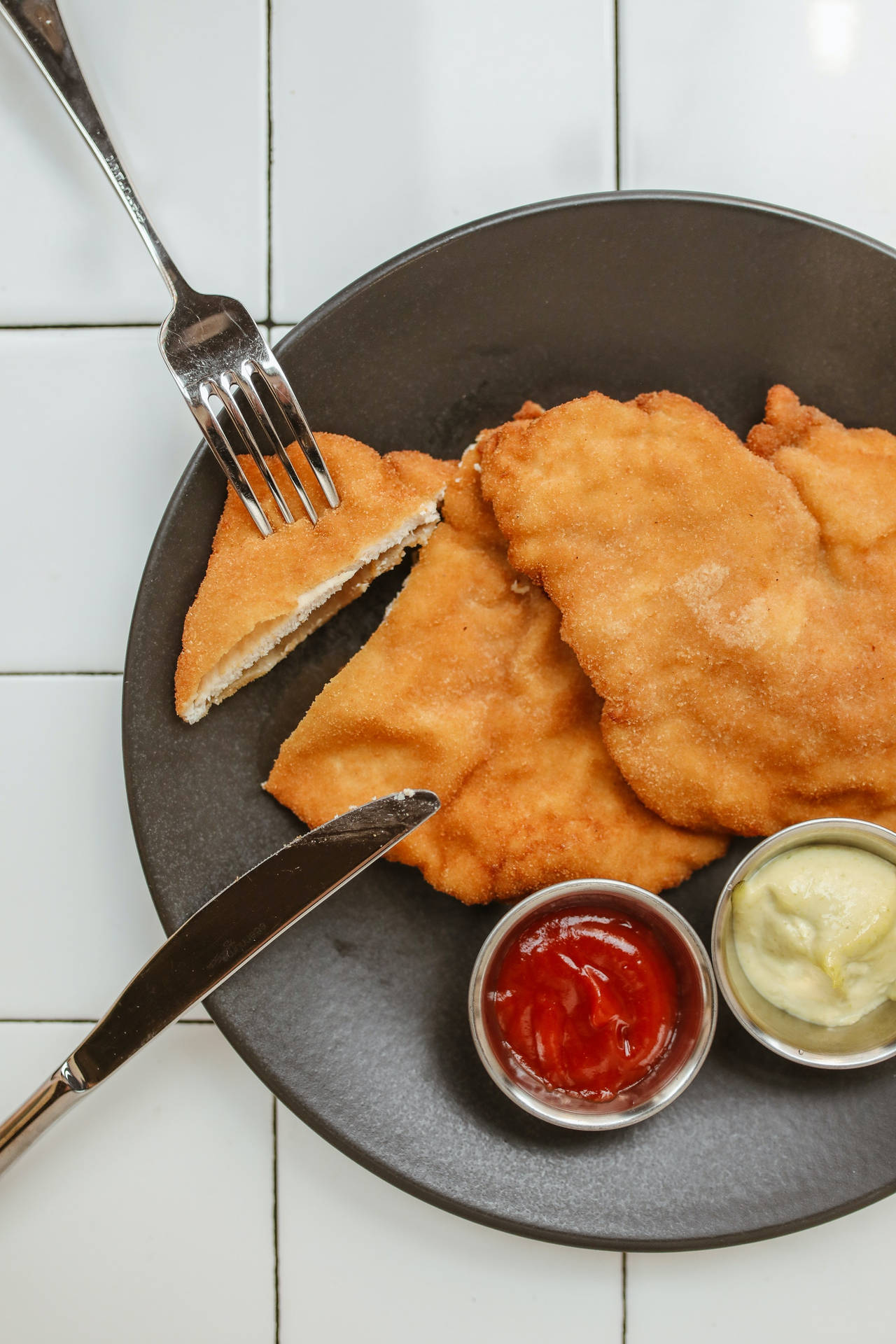 Artistic Rendition Of Wiener Schnitzel