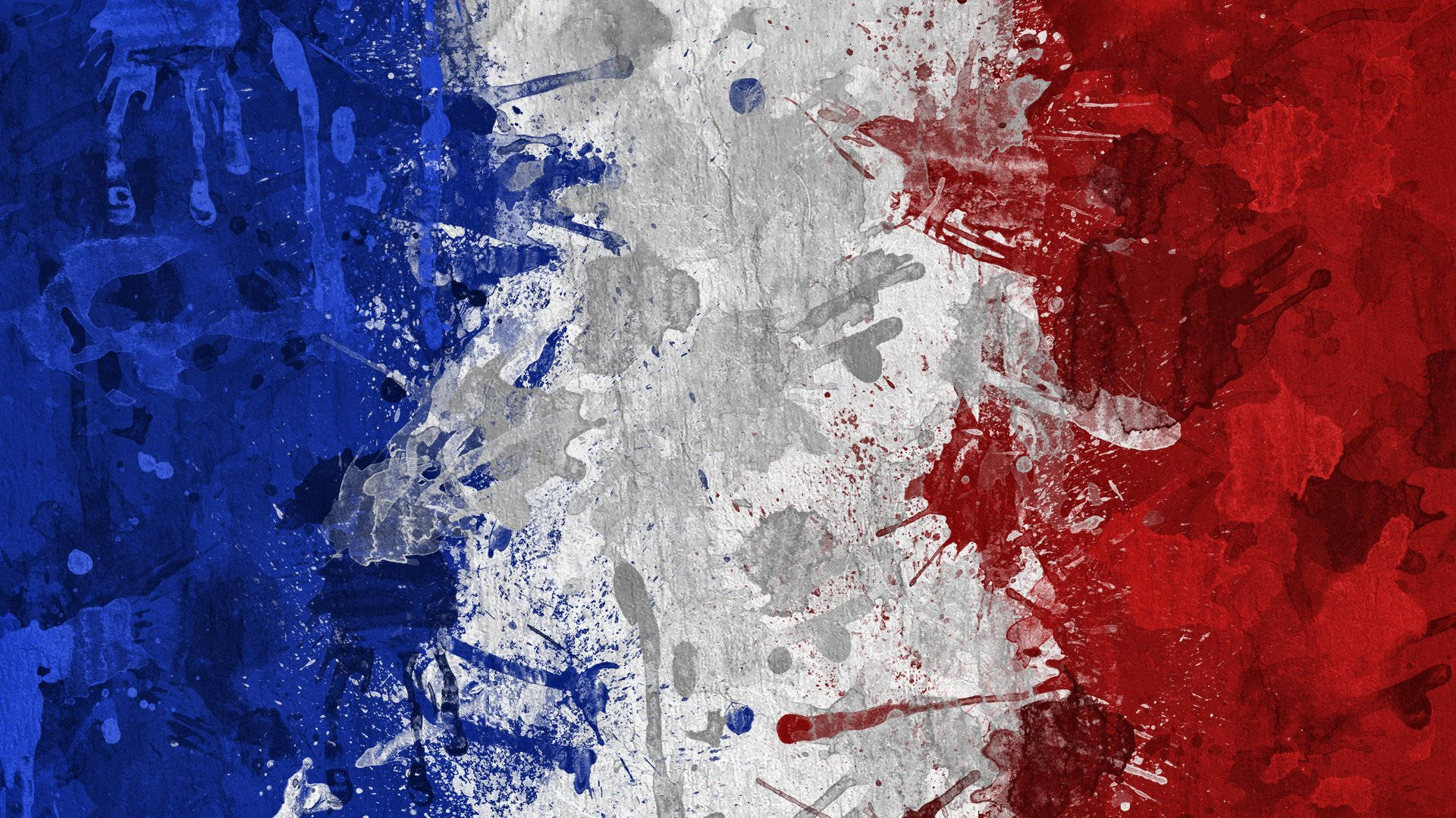 Artistic Representation Of The French Flag