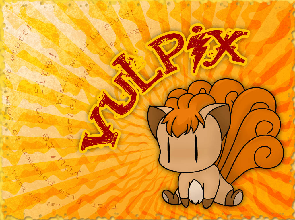 Artistic Vulpix Poster Background