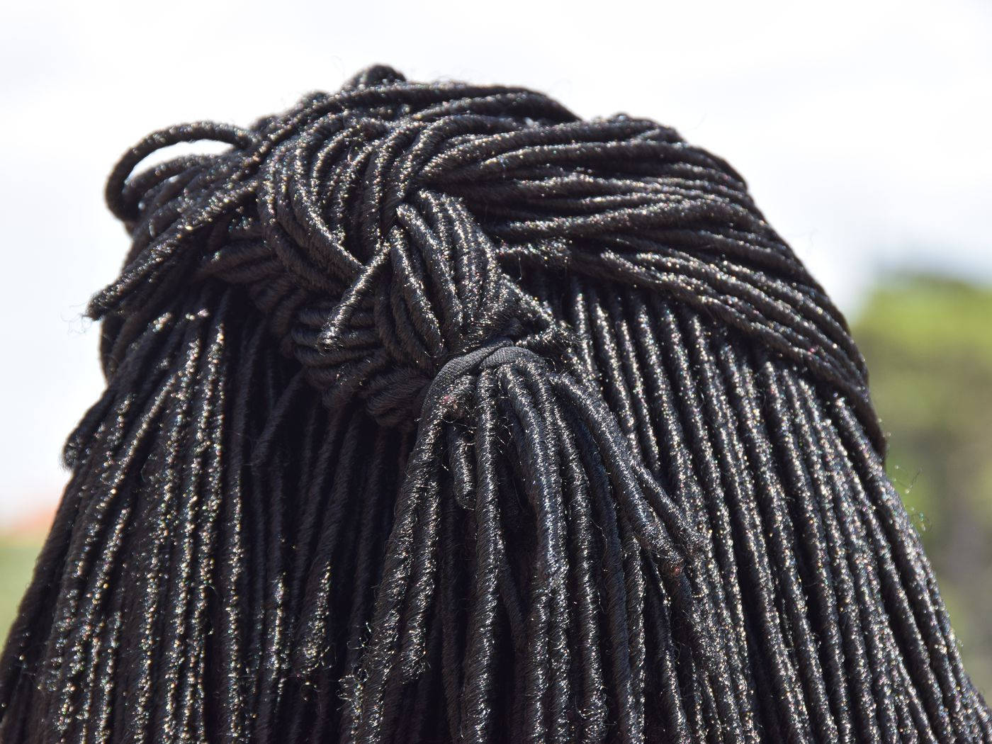 Artistry Of Dreadlocks - A Back View Background