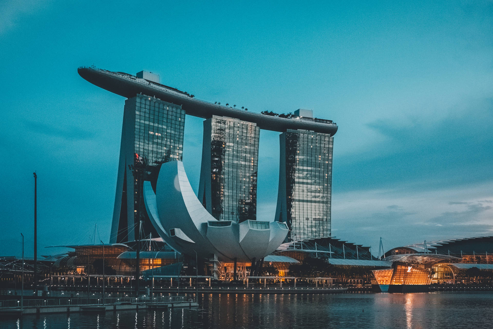 Artscience And Mbs Singapore Background