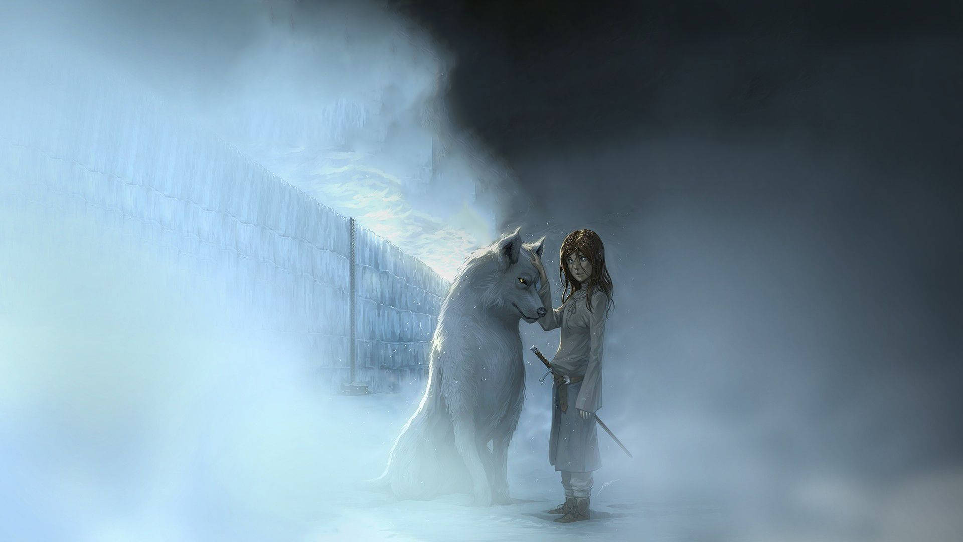 Artwork Arya Of Game Of Thrones Background
