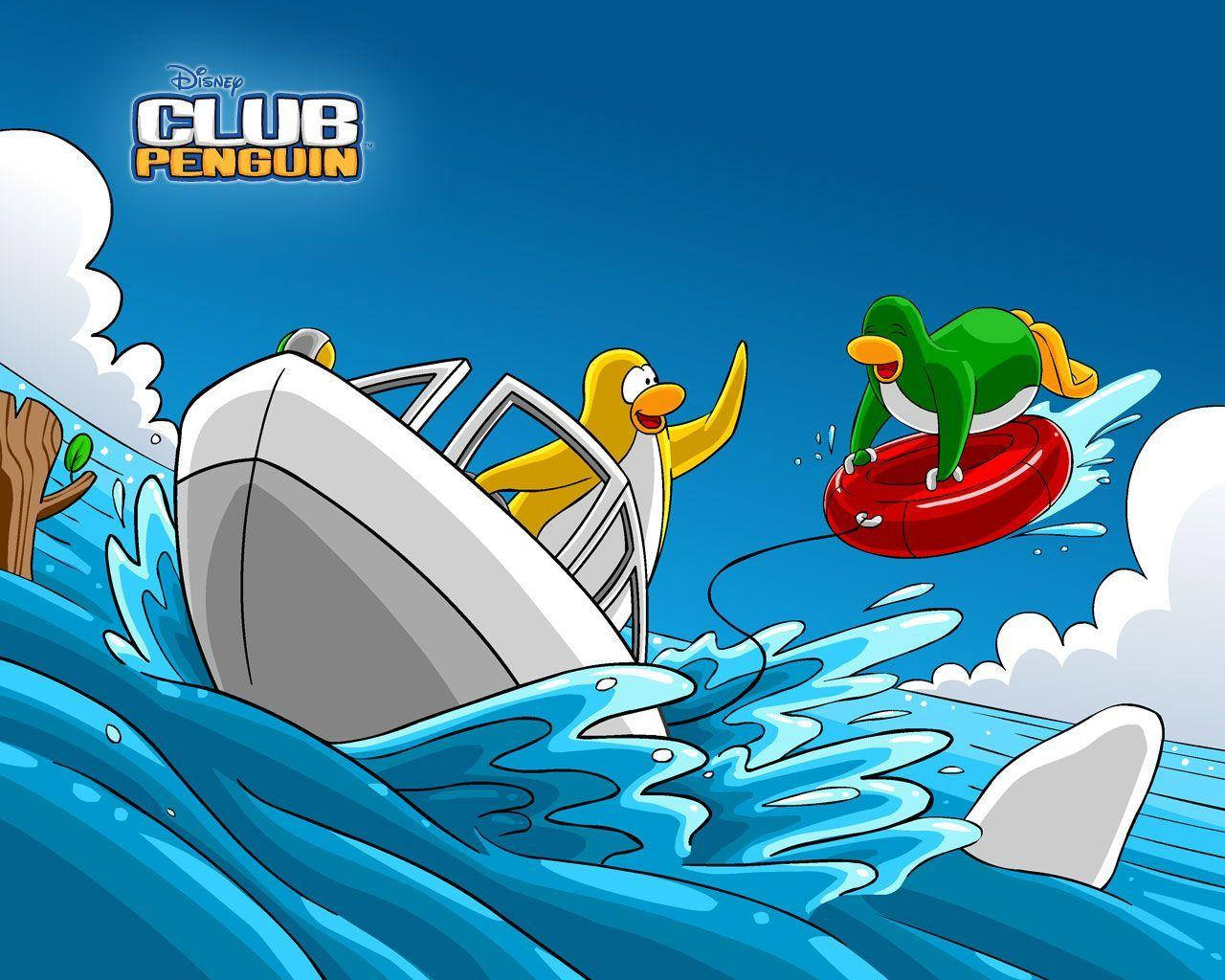 Artwork Of Club Penguin Background