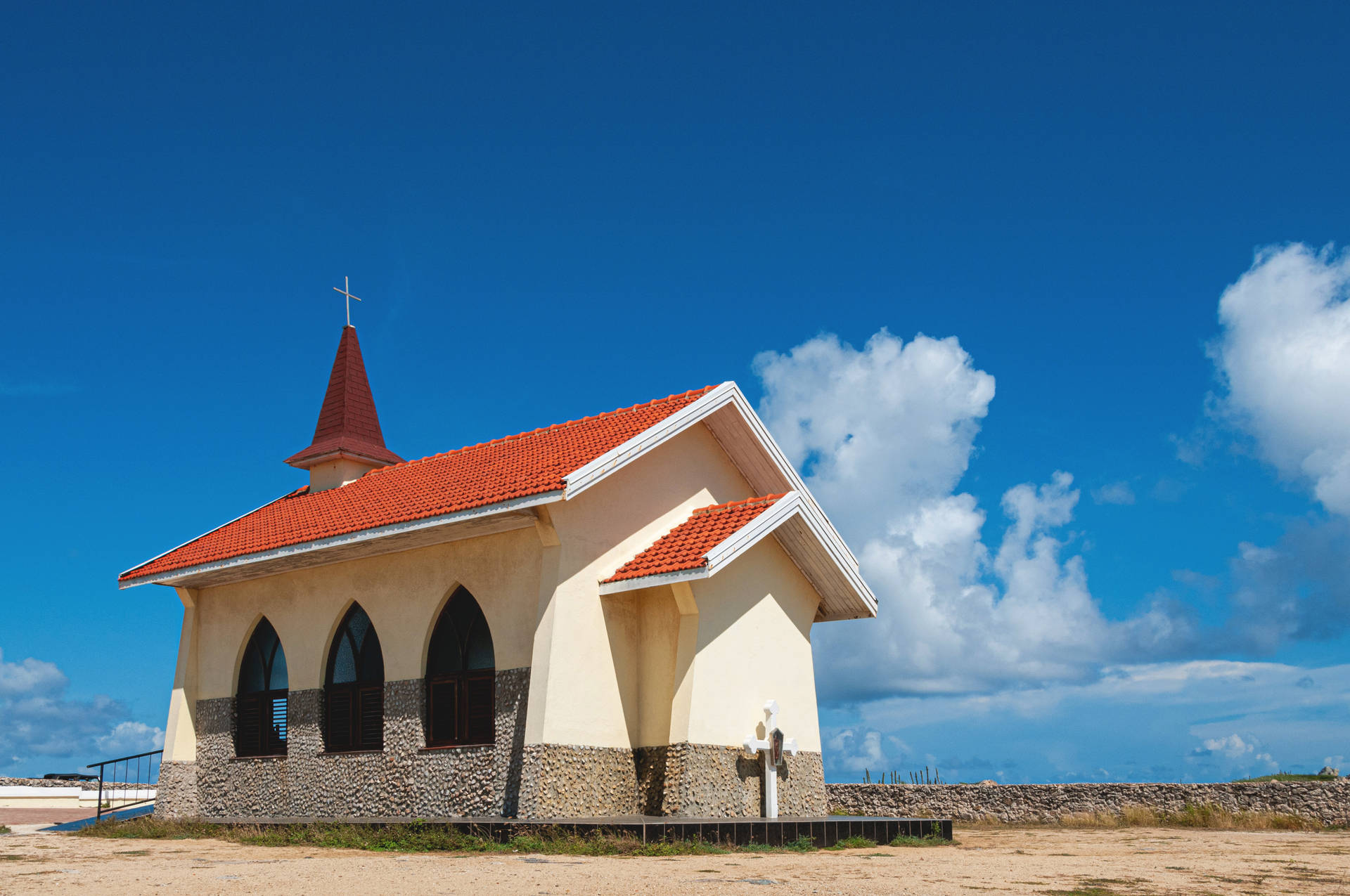 Aruba Alto Vista Chapel Background
