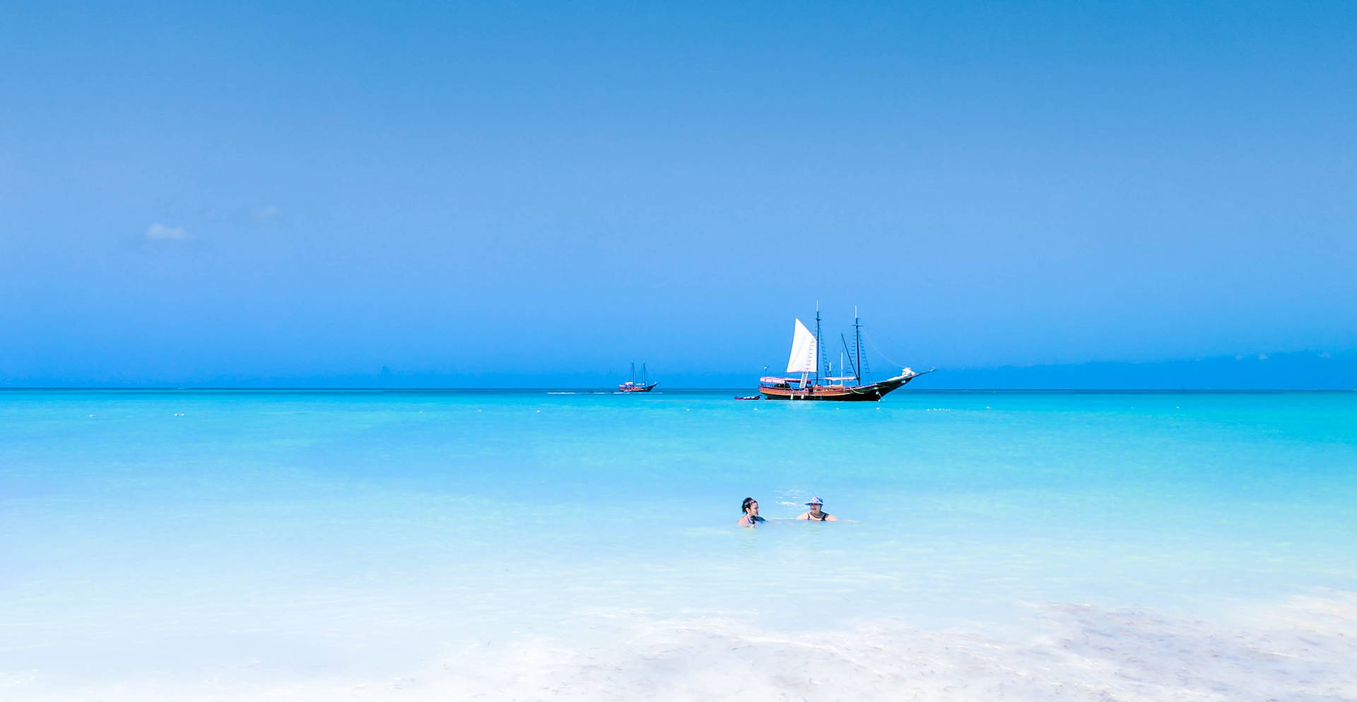 Aruba Beach Galleon Ships