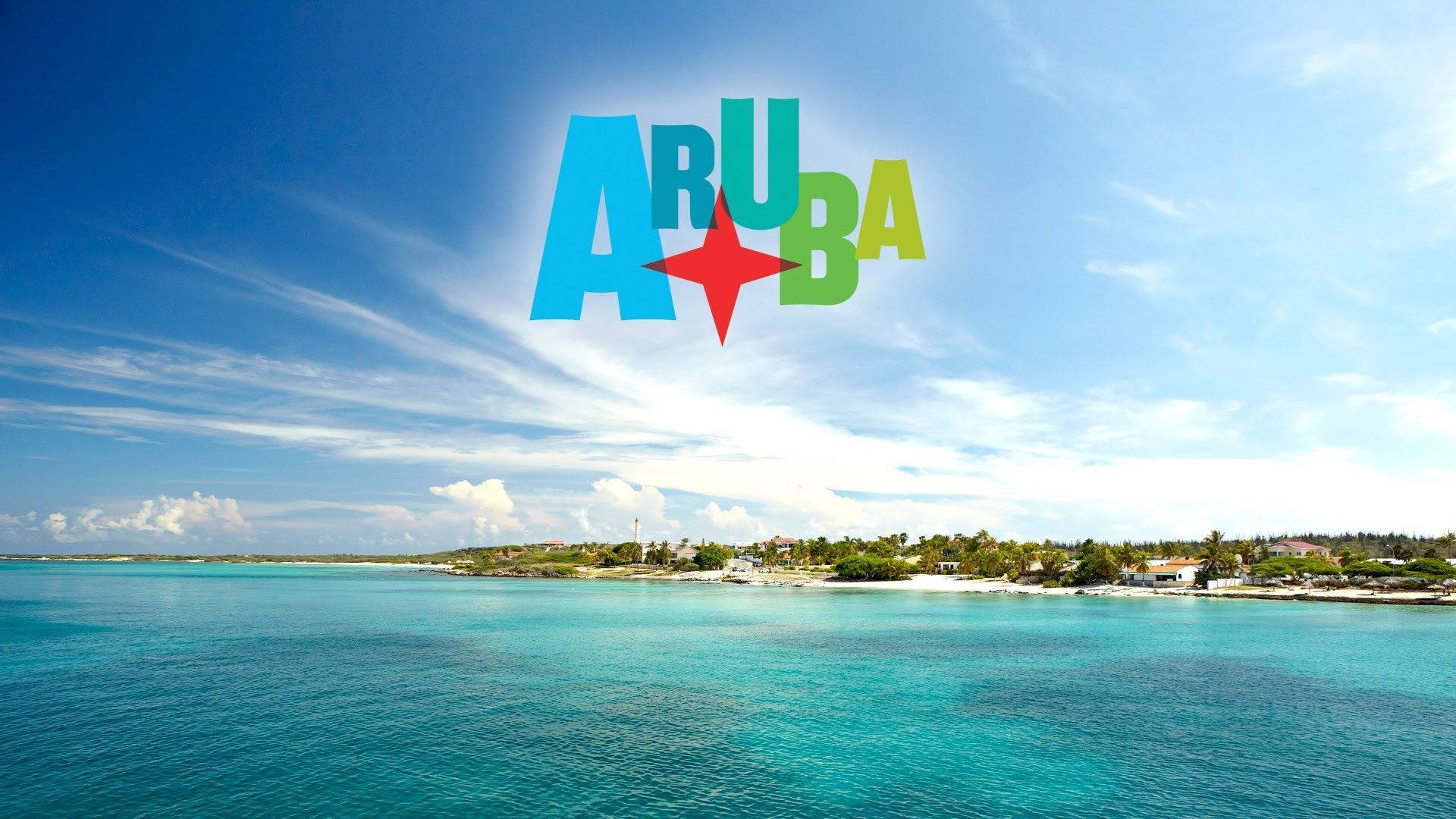 Aruba Beach Poster Background