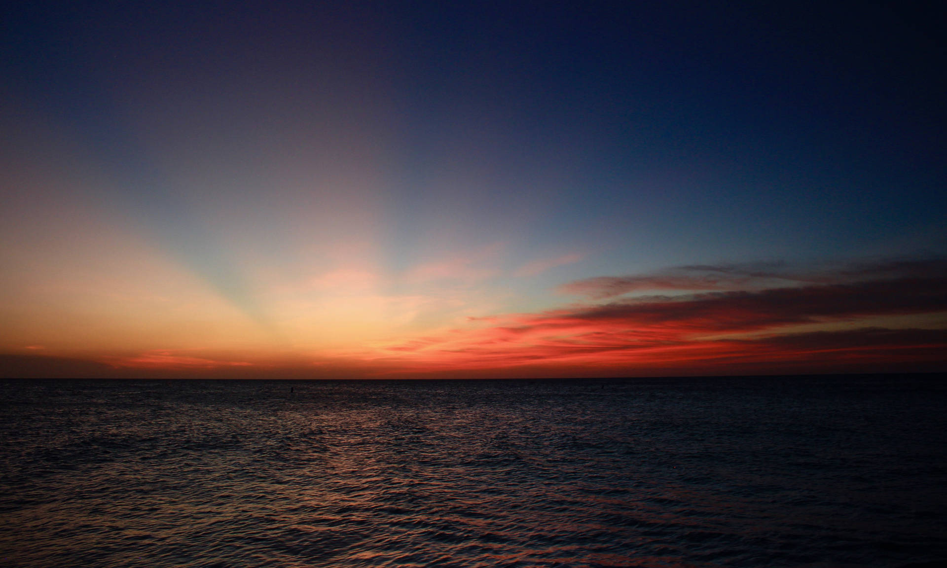 Aruba Radiant Sunset Background