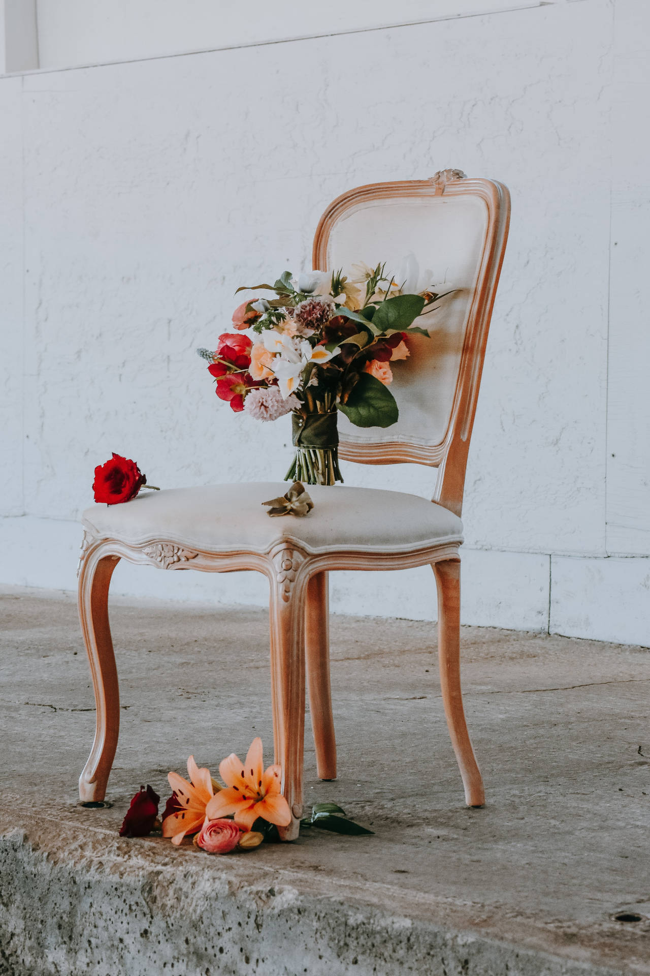 Arum Lily Lantana And Amaryllis Flower Bouquet