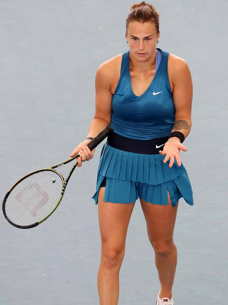 Aryna Sabalenka Wearing Blue