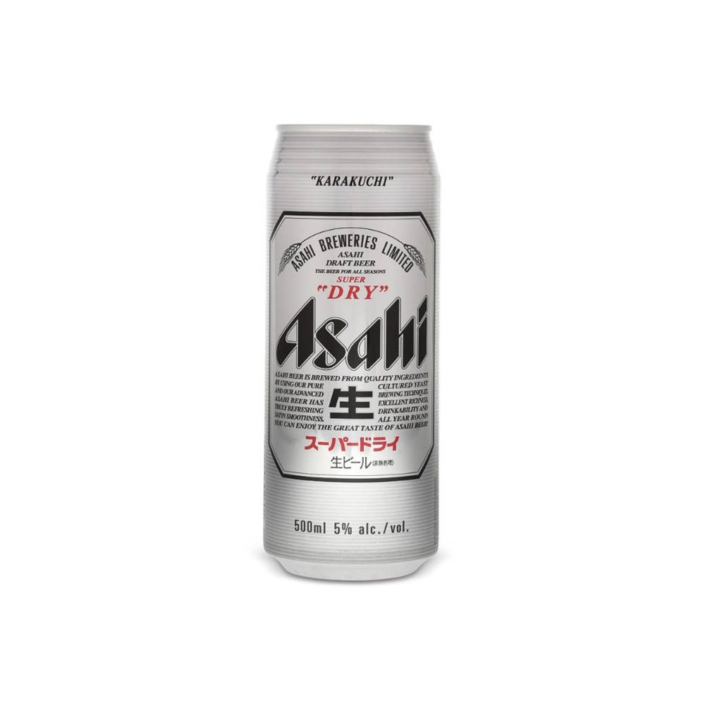 Asahi Super Dry Beer Can Background