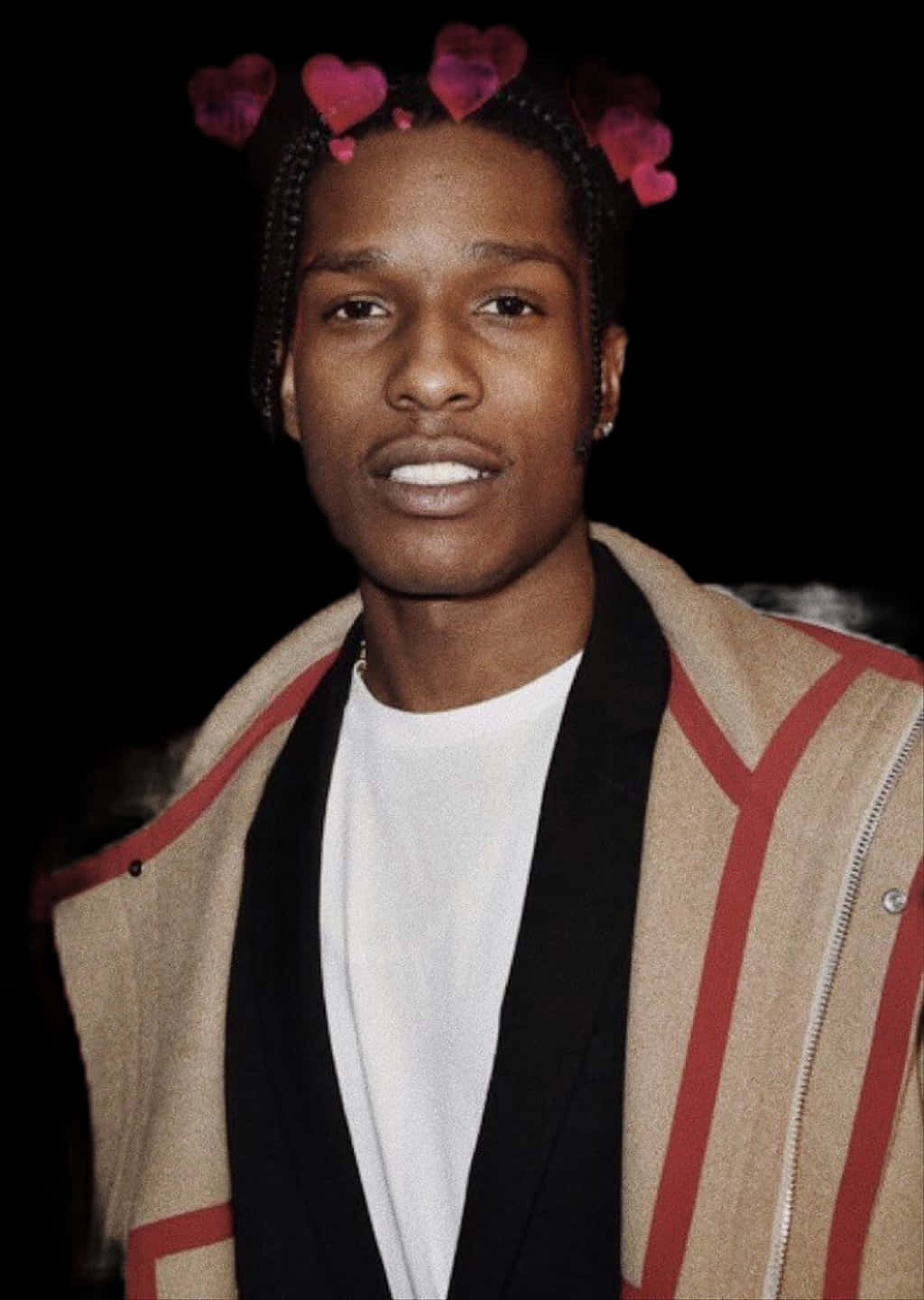 Asap Rocky And Tyler Showing Their Music Pride Background