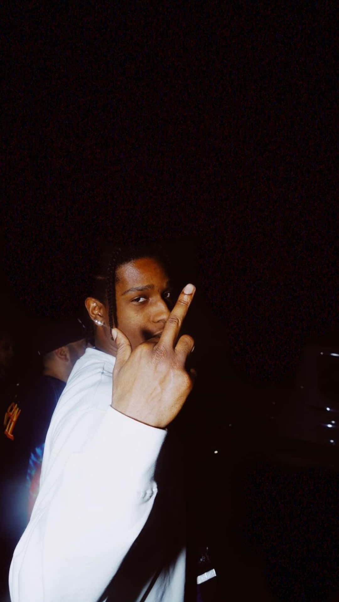 Asap Rocky And Tyler The Creator Embrace Each Other Background
