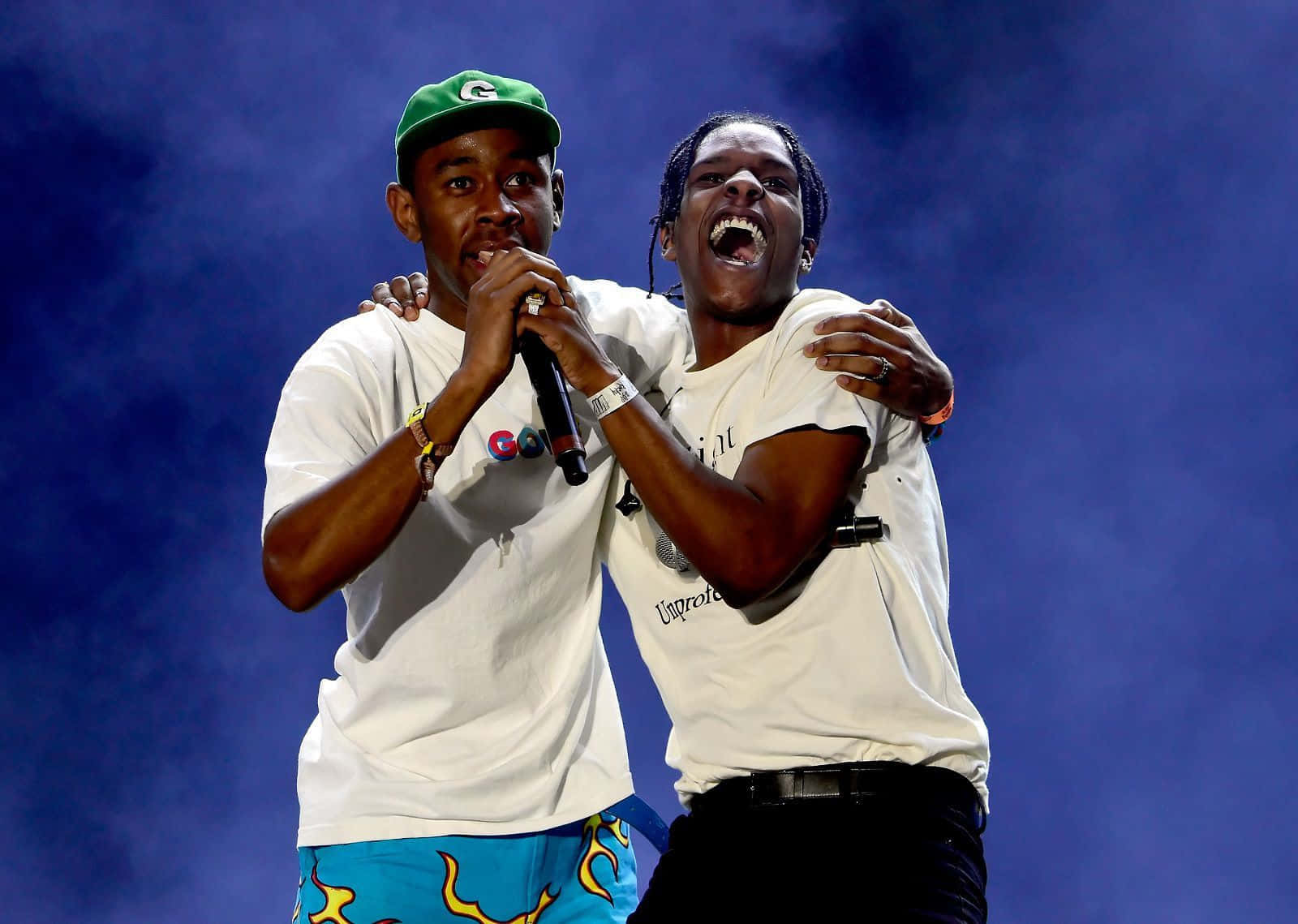 Asap Rocky And Tyler, Two Renowned Rap/hip-hop Artists Background