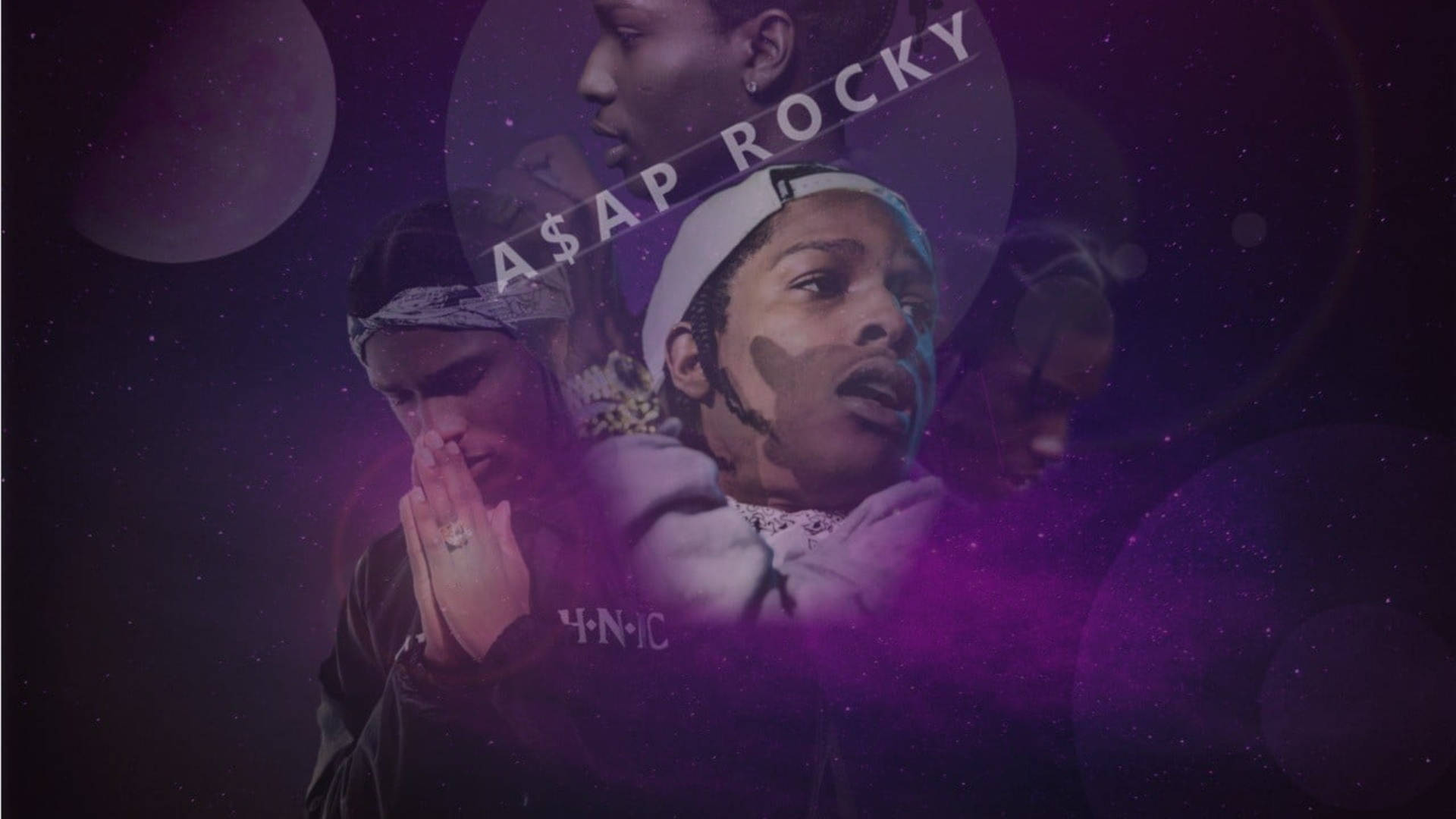 Asap Rocky Purple Collage