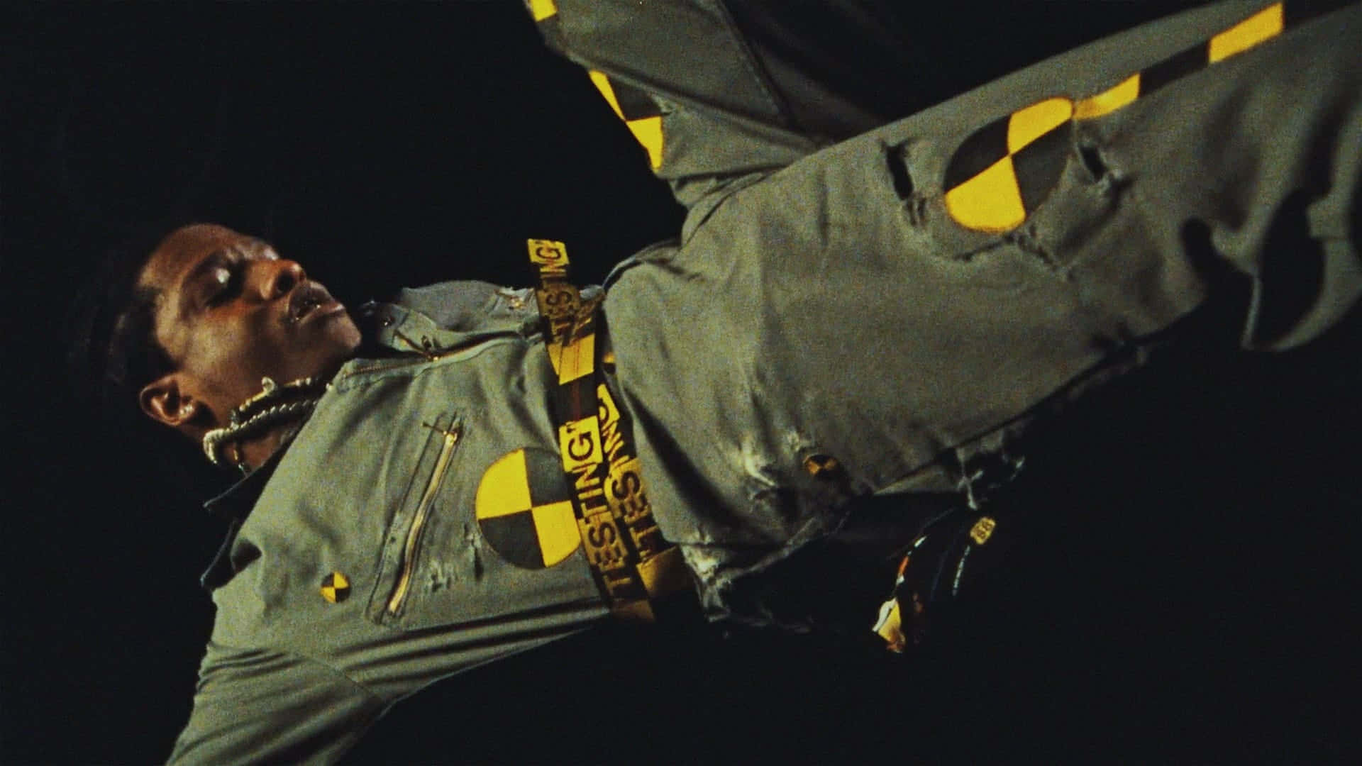 Asap Rocky Raps In The Studio