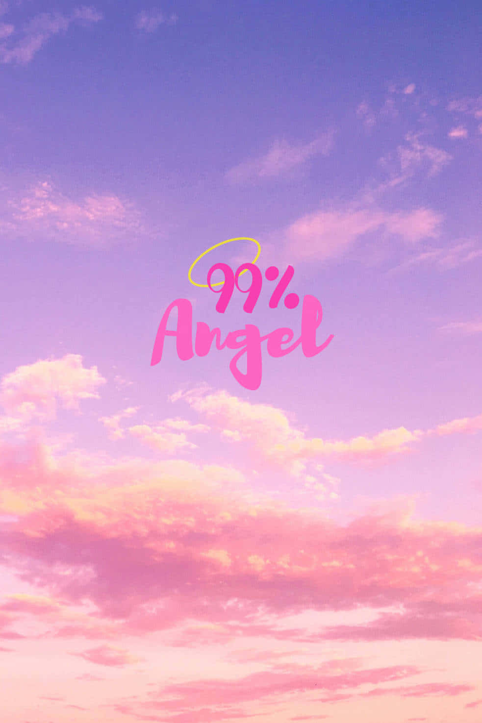 “ascending To The Heavens - Angel Aesthetic Clouds” Background