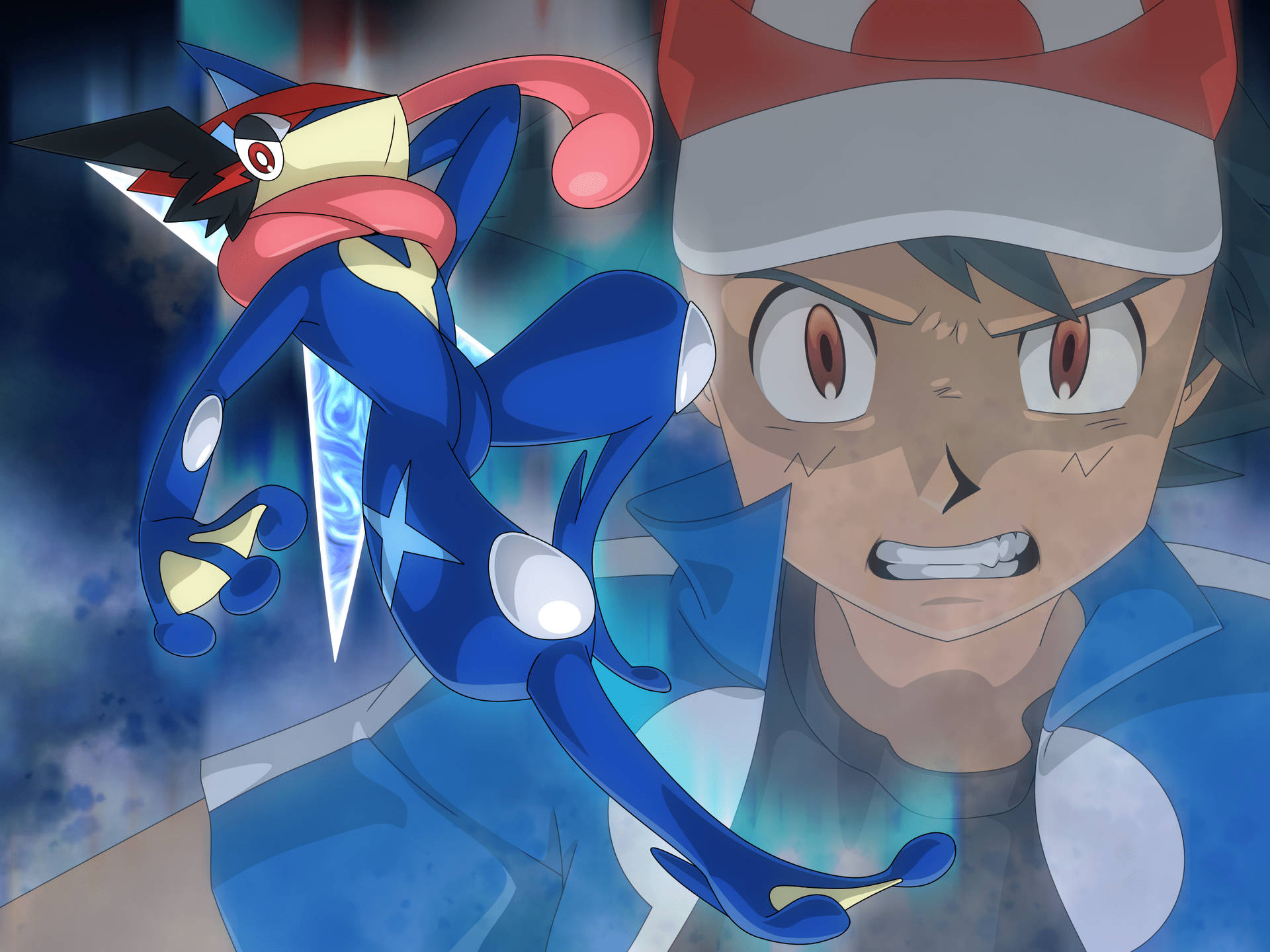 Ash And Greninja, Best Friends Forever