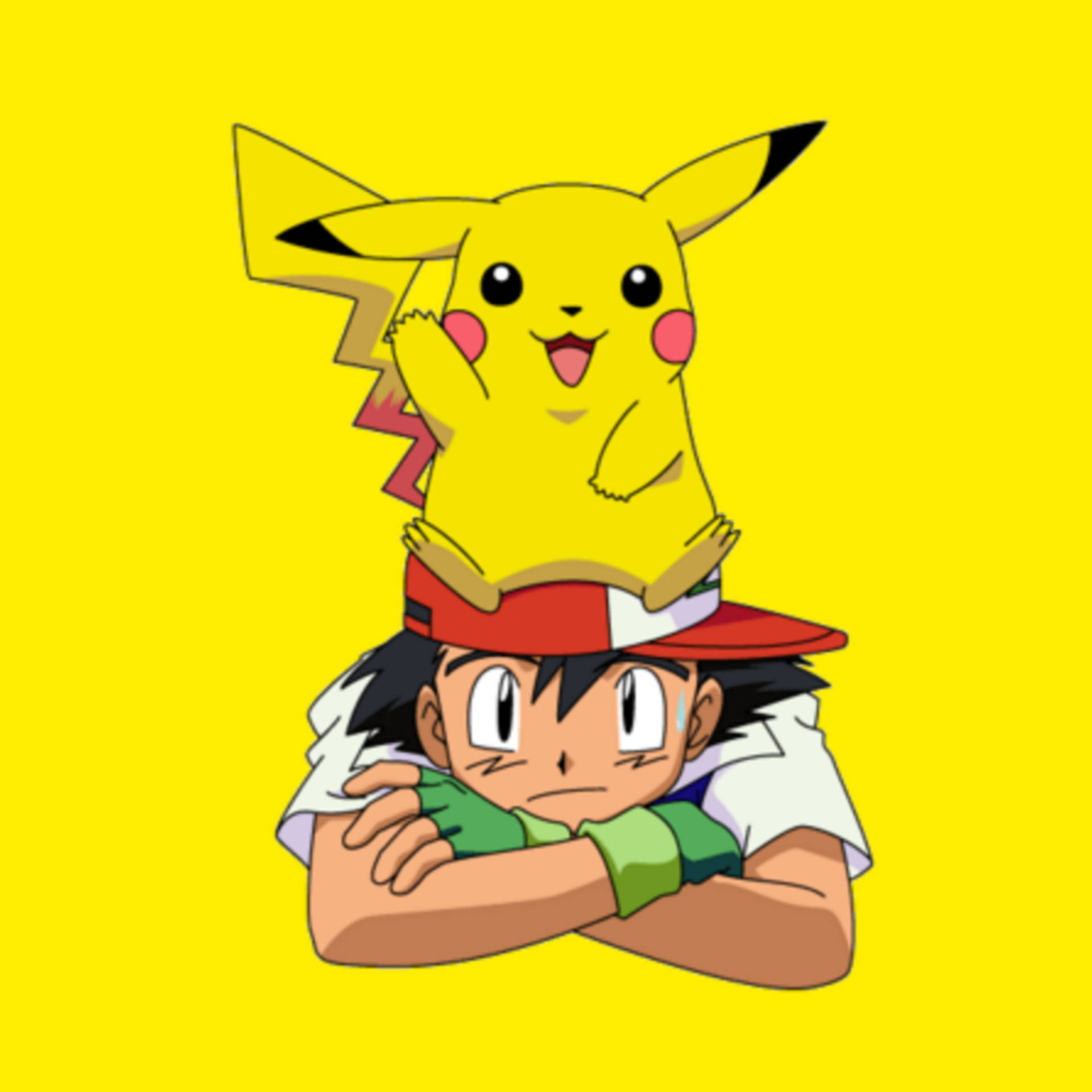 Ash And Pikachu Hd Yellow