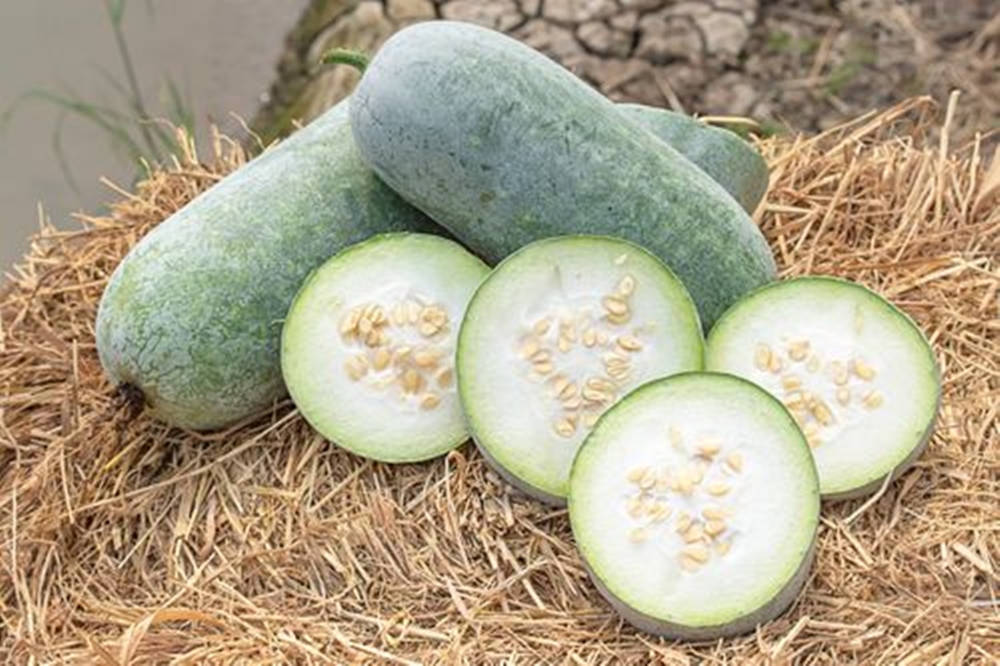 Ash Gourd With Sliced Pieces