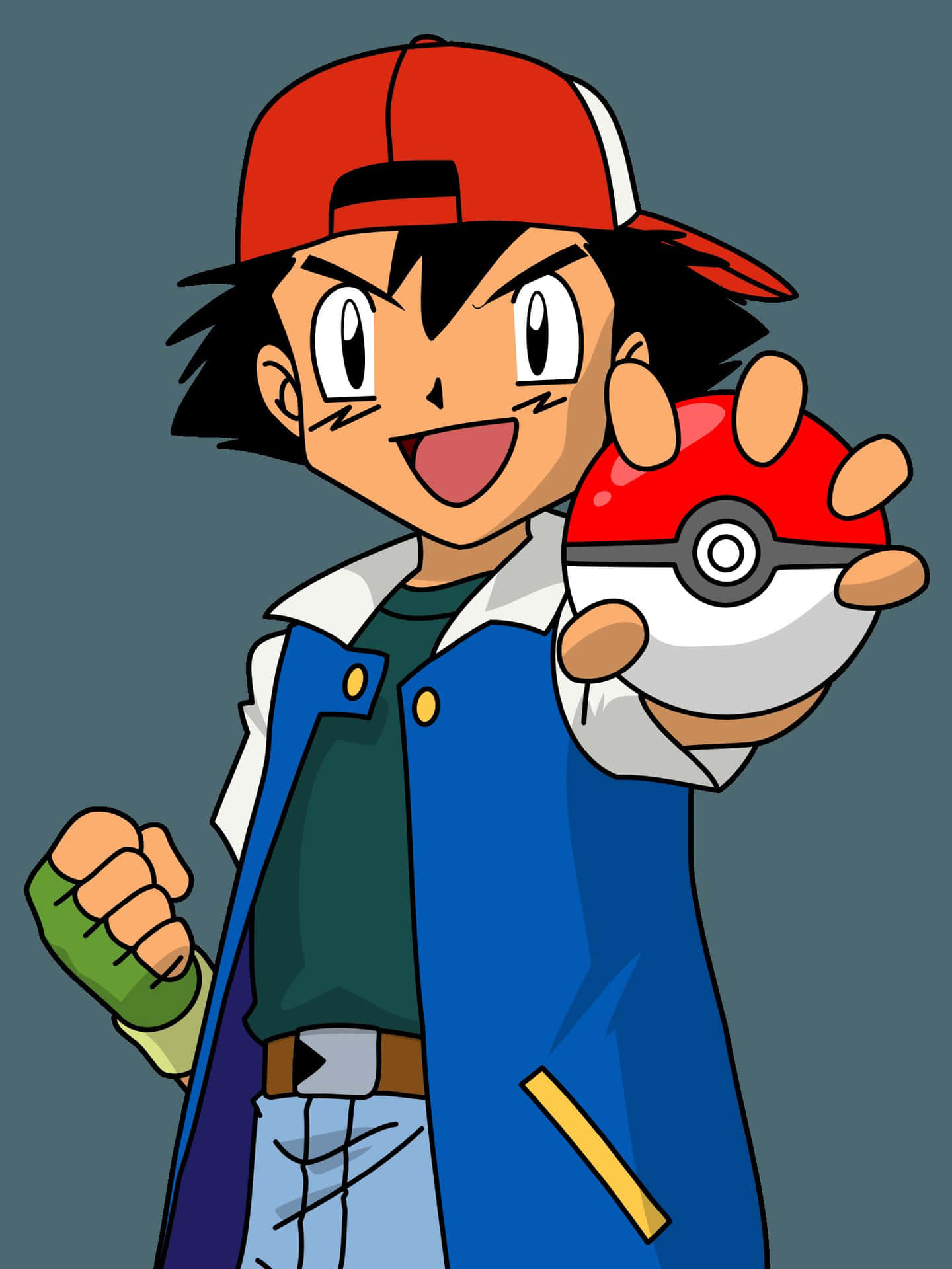 Ash Ketchum Pokemon Trainer Background