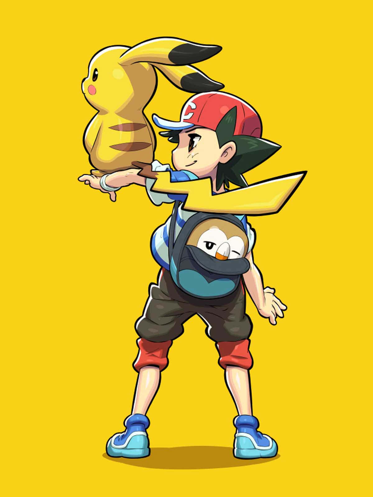 Ashand Pikachu Pokemon Adventure Background