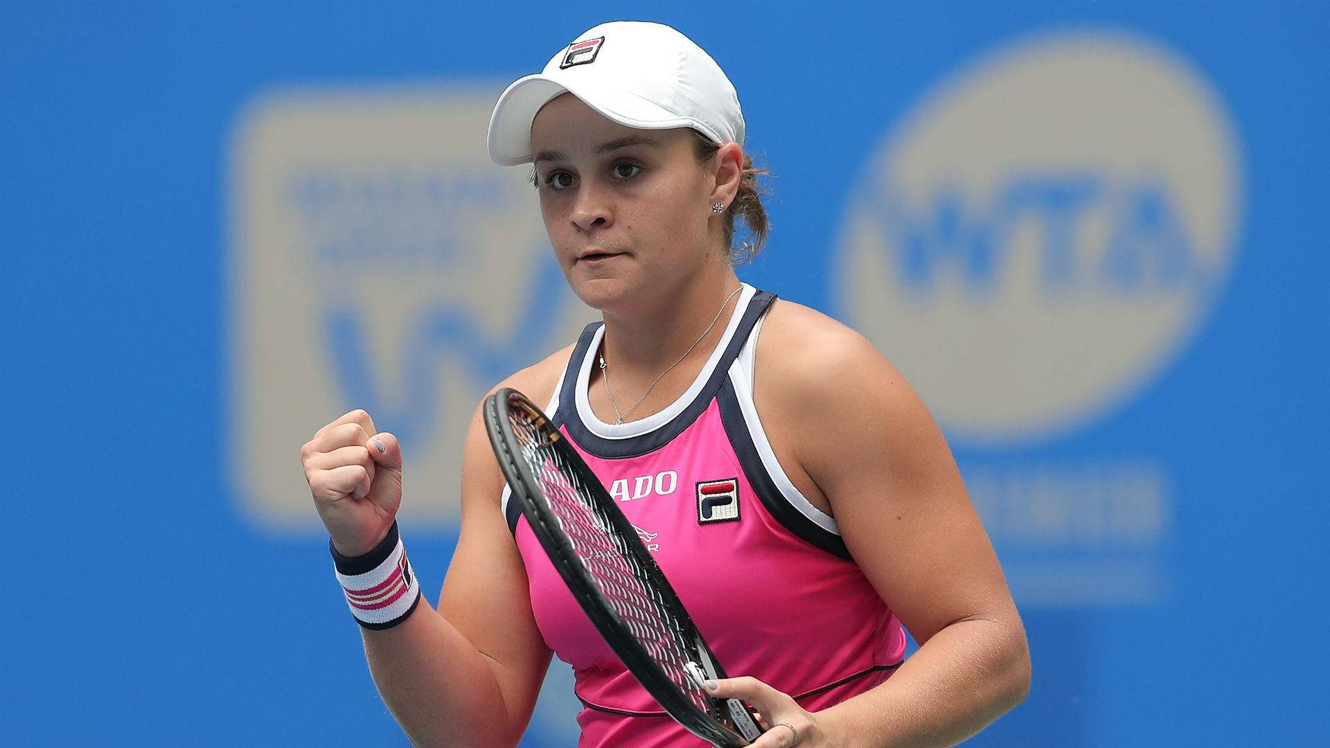 Ashleigh Barty - Triumph In Action Background