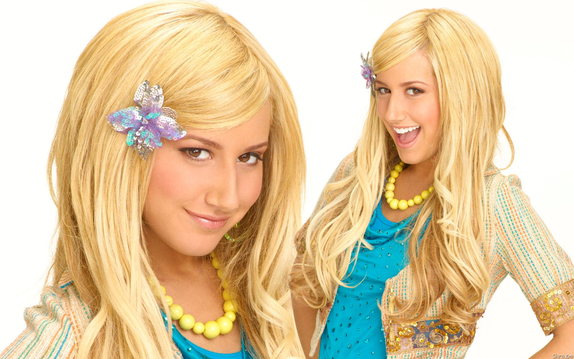 Ashley Tisdale Butterfly Clip Background