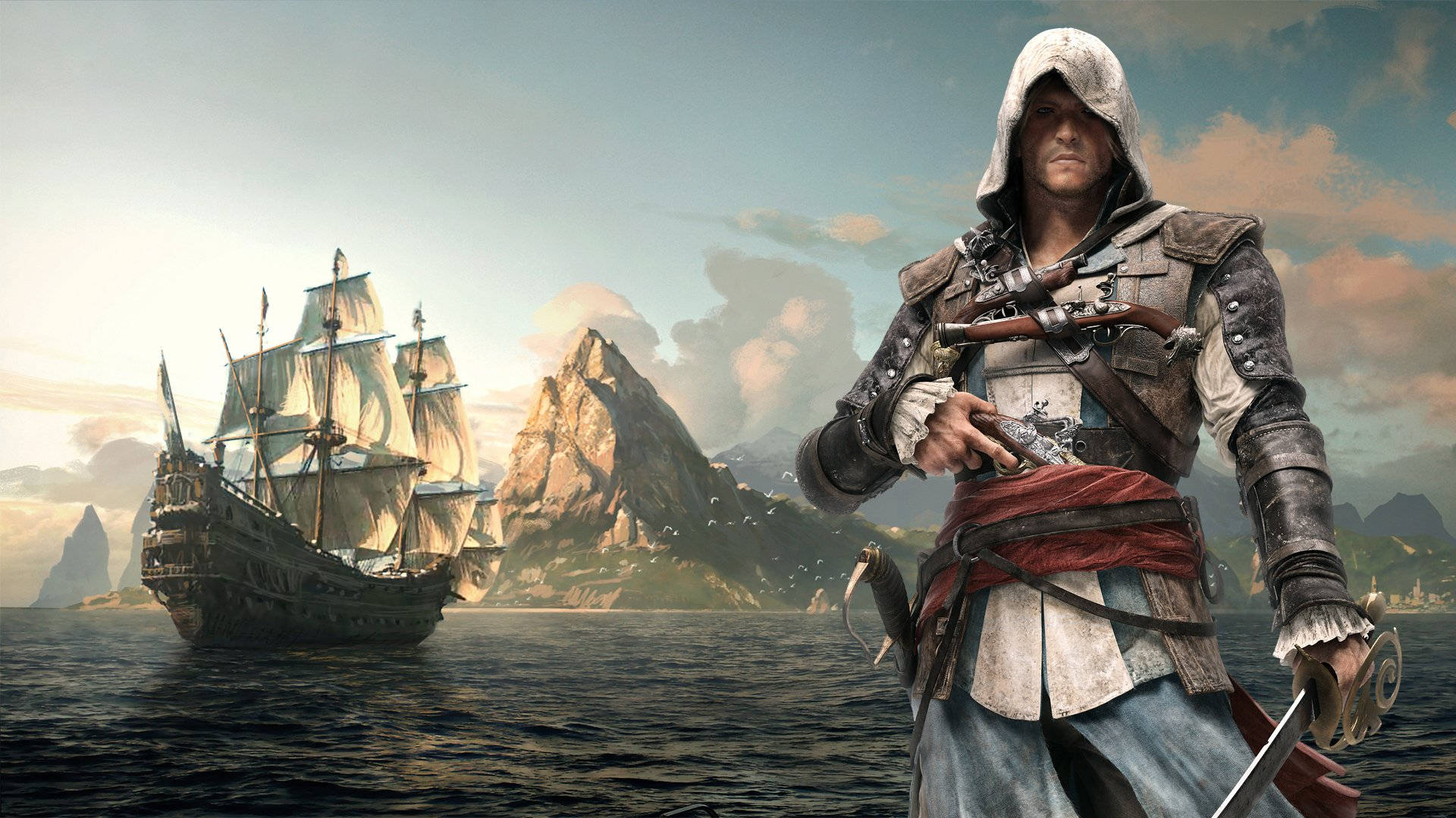 Assassin's Creed Black Flag 18th Century Ship Background