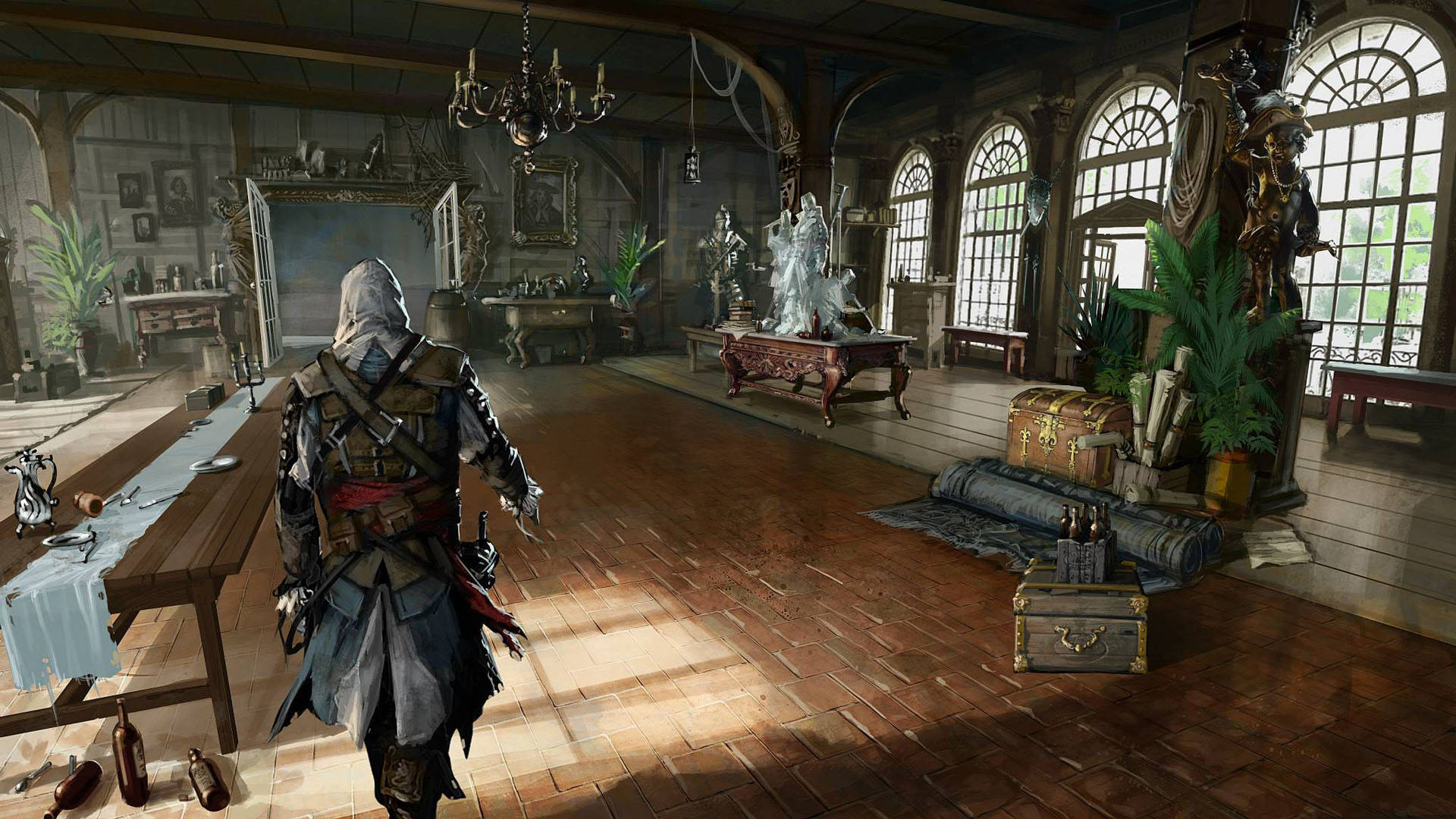 Assassin's Creed Black Flag Grand Mansion Background