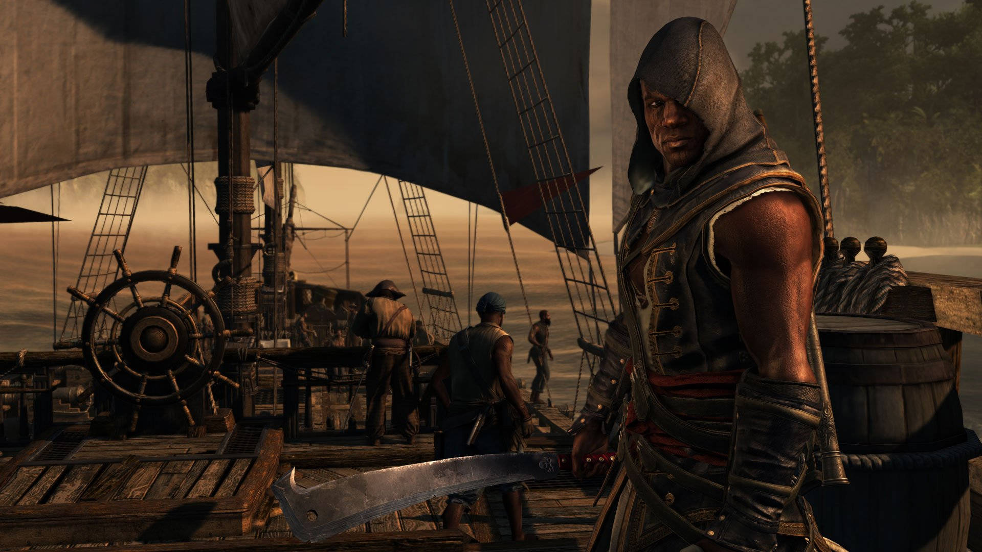 Assassin's Creed Black Flag Mysterious Adéwalé Background