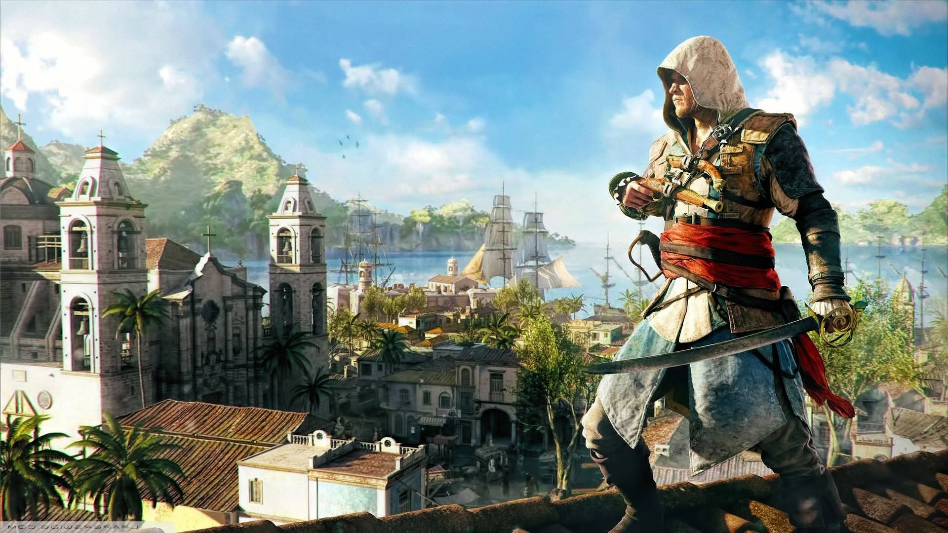 Assassin's Creed Black Flag Protagonist View Background