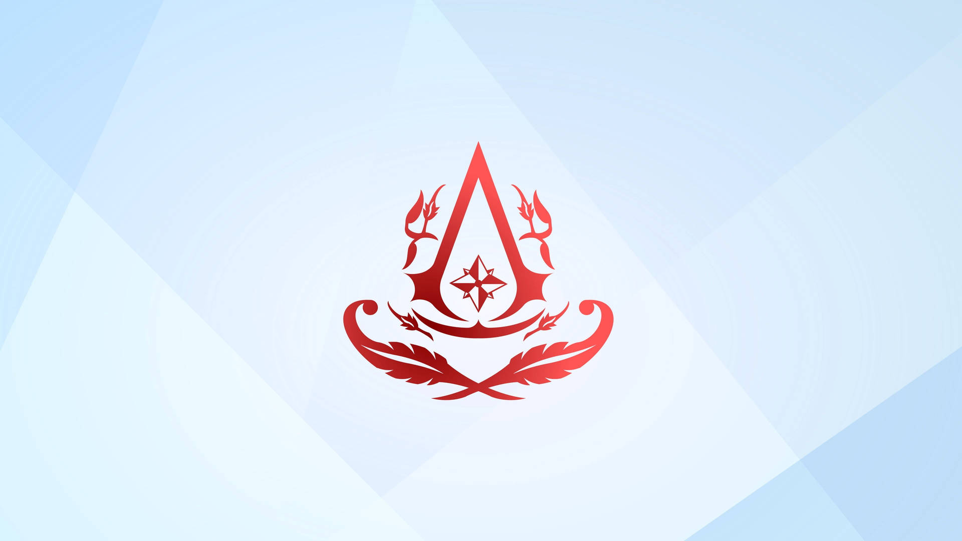 Assassin's Creed Elegant Gaming Logo Background