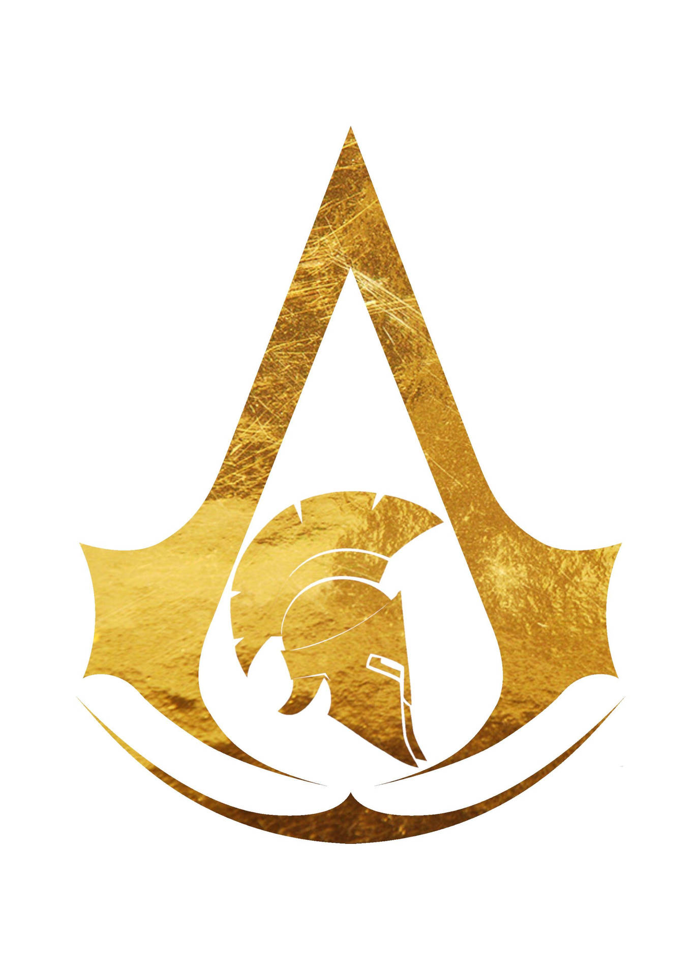 Assassin's Creed Odyssey Golden Logo Background