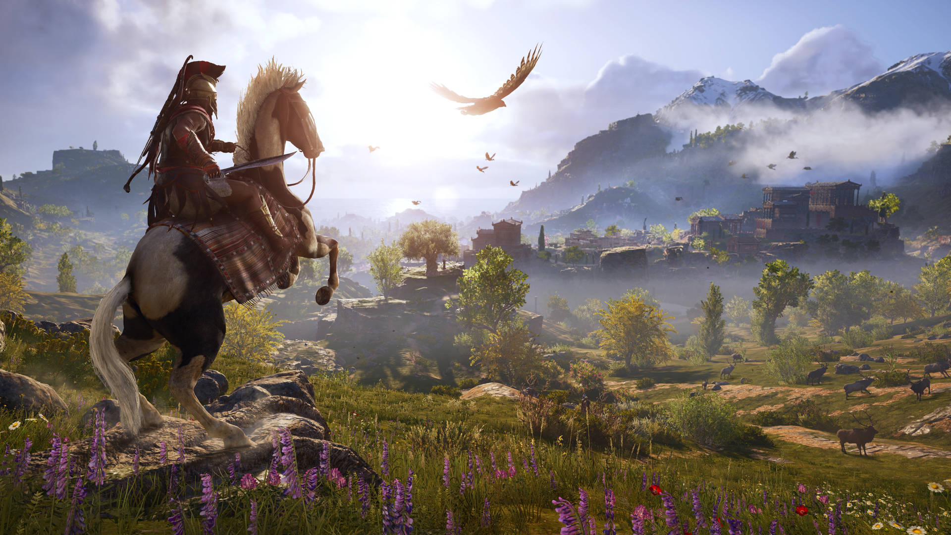Assassin's Creed Odyssey Macedonia Scenery Background