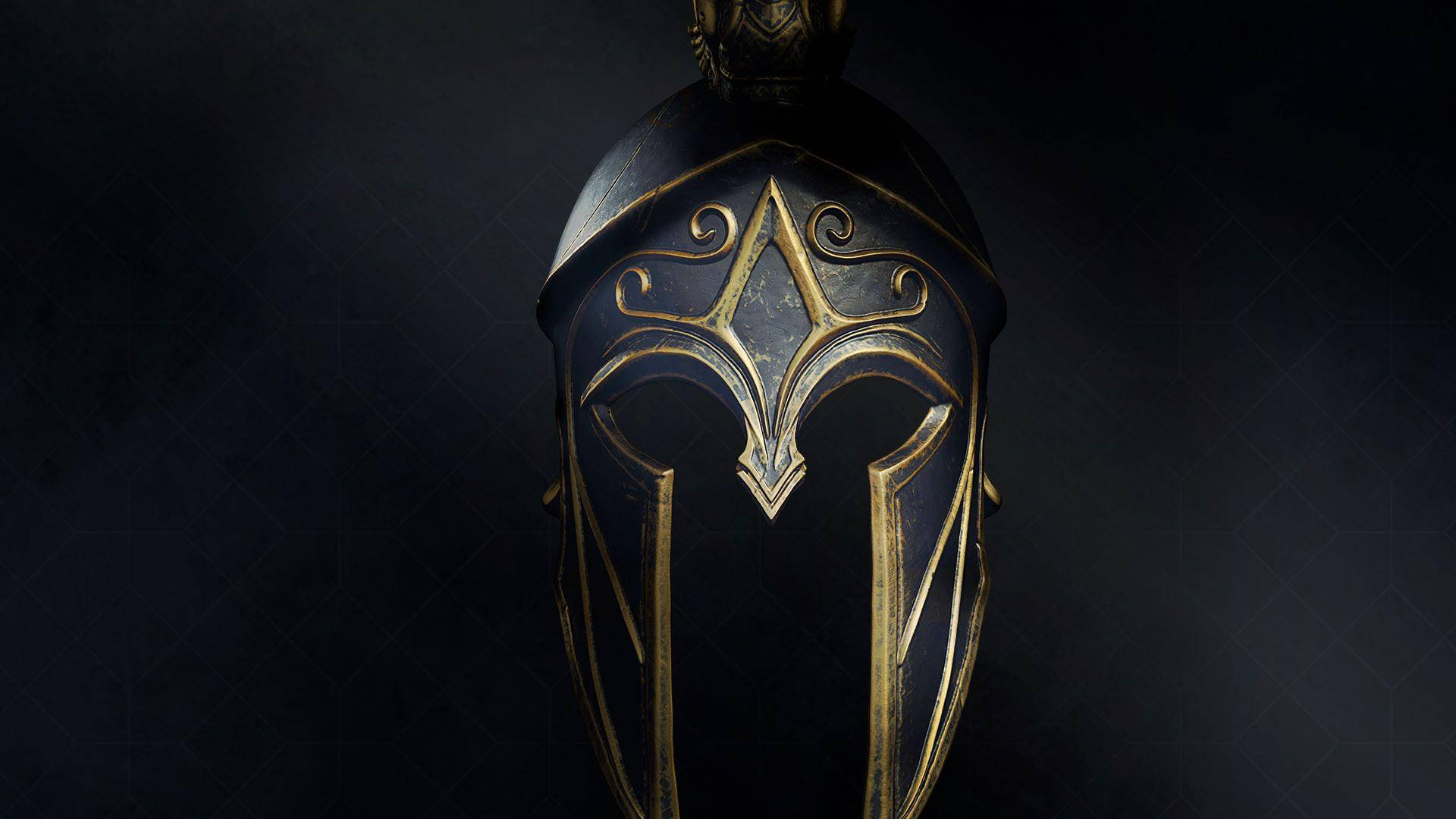 Assassin's Creed Odyssey Spartan Helmet Background