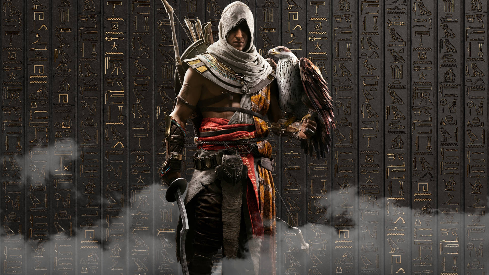 Assassin's Creed Origins Bayek Hieroglyphics