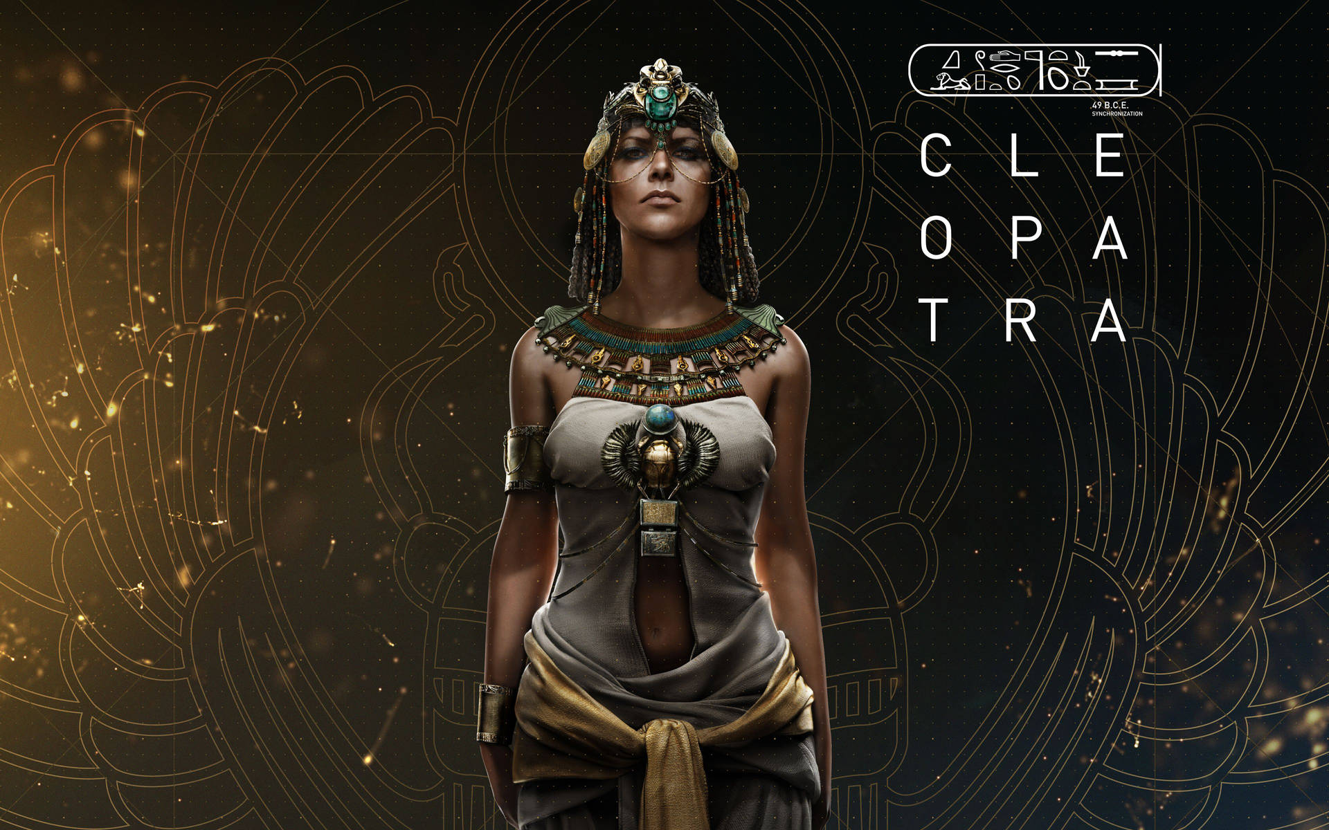 Assassin's Creed Origins - Cleopatra’s Majestic Stance Background