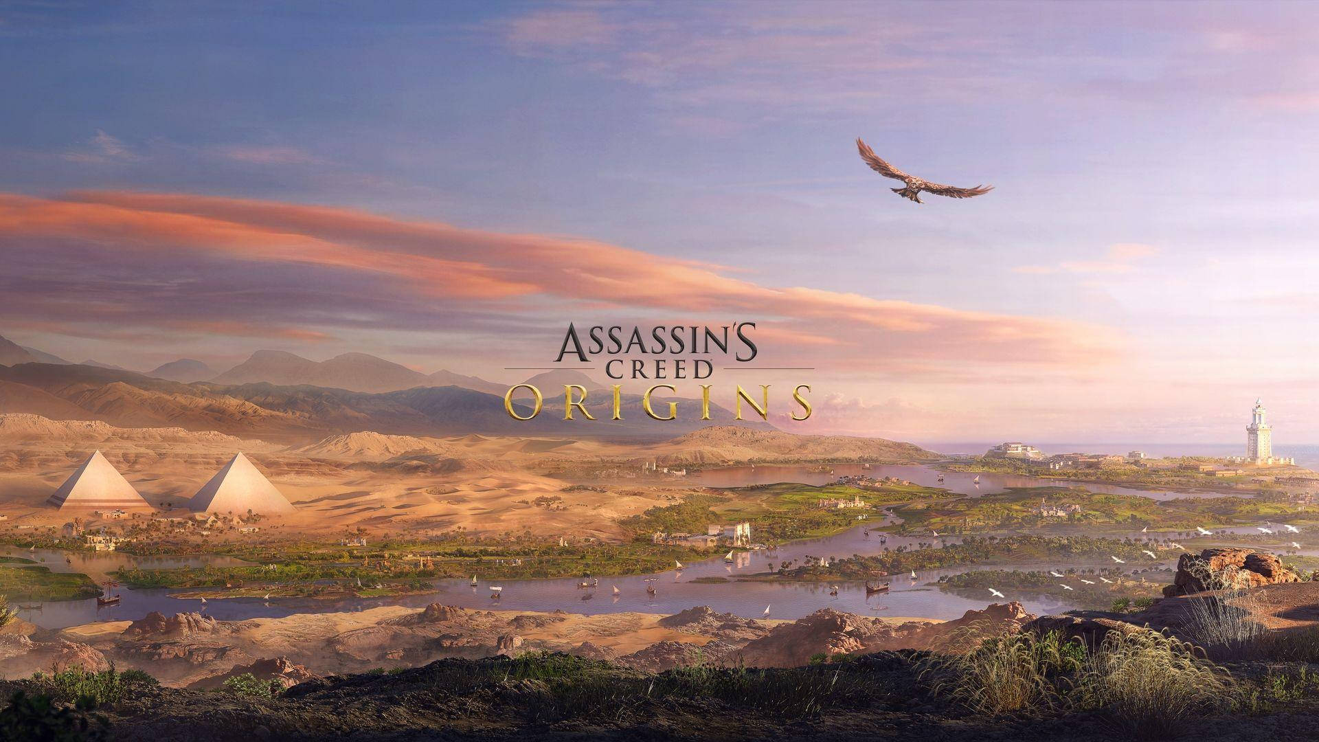 Assassin's Creed Origins Title Card Background