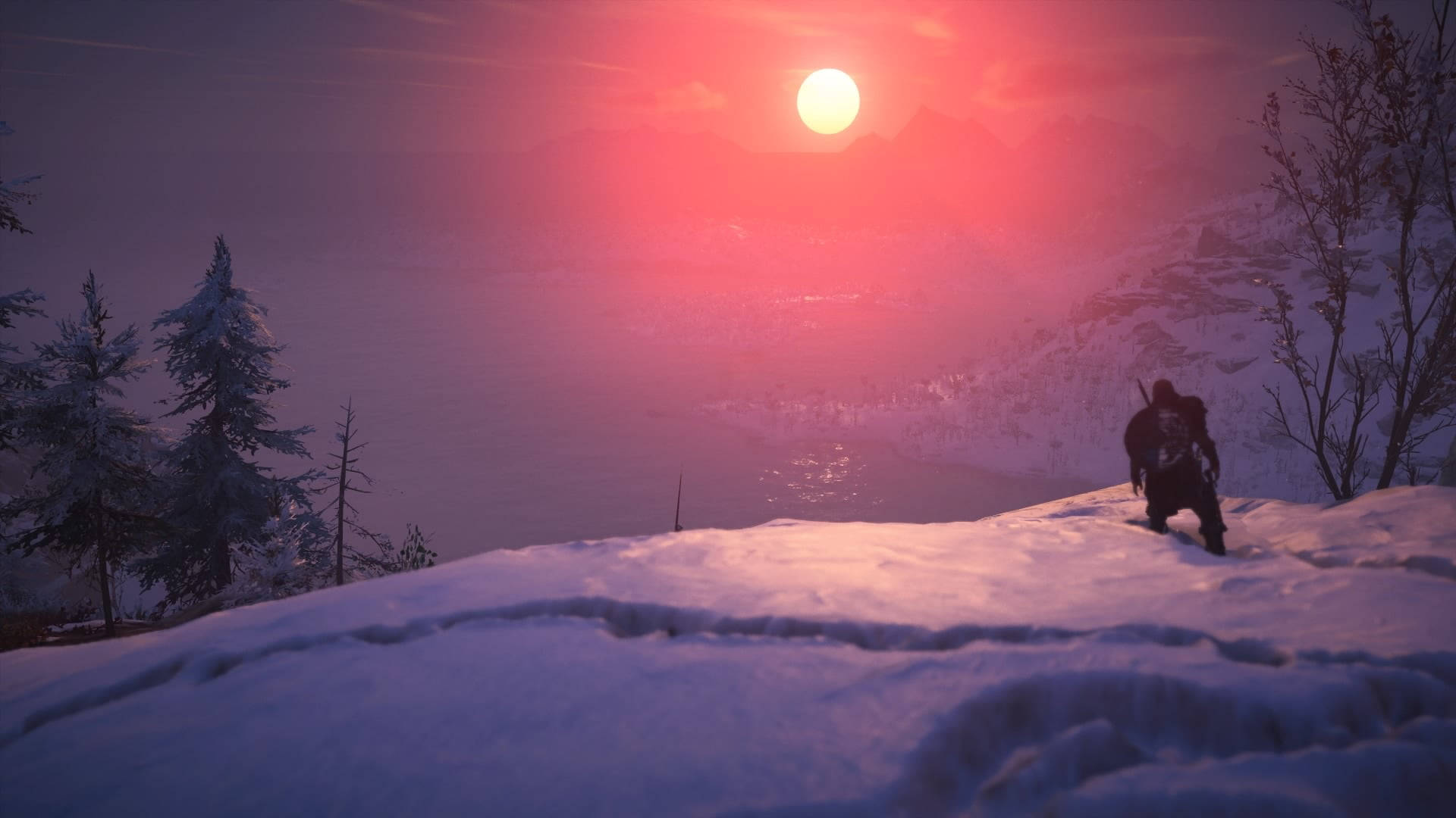 Assassin's Creed Valhalla Frozen Norway Background