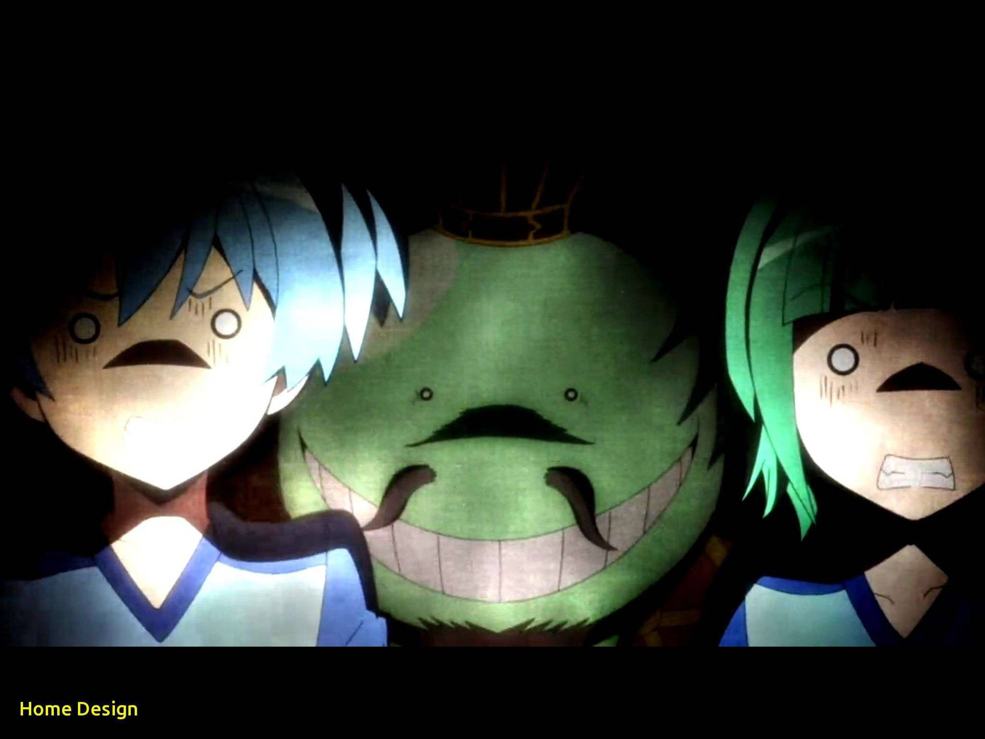 Assassination Classroom With Three Characters Background